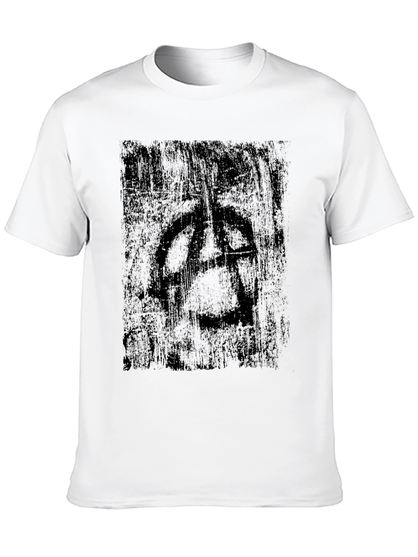 Distressed Graphic Black T-Shirt