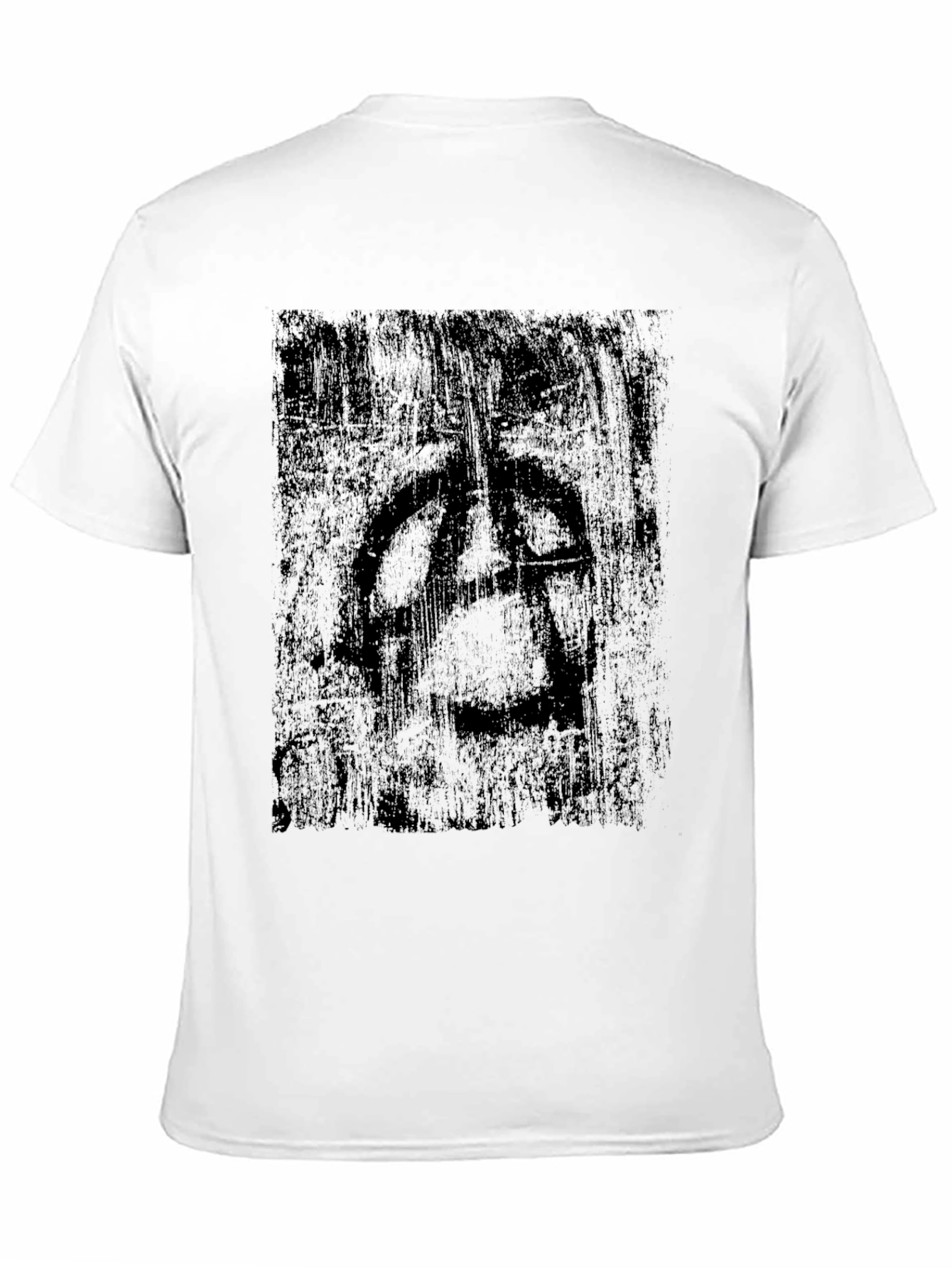 Distressed Graphic Black T-Shirt