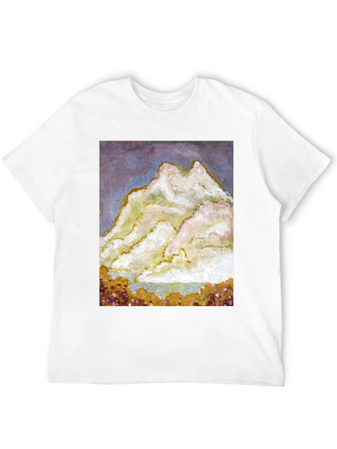 Mountain Painting T-Shirt - Artistic Tee