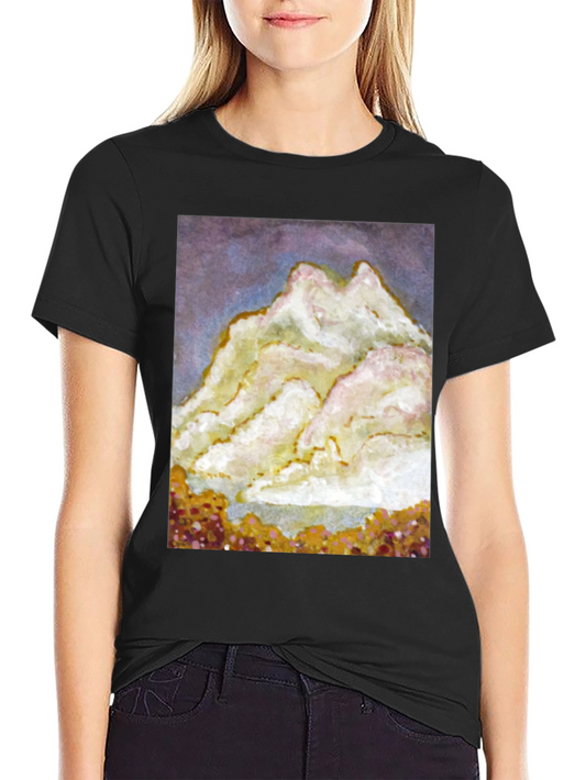 Mountain Painting T-Shirt - Artistic Tee