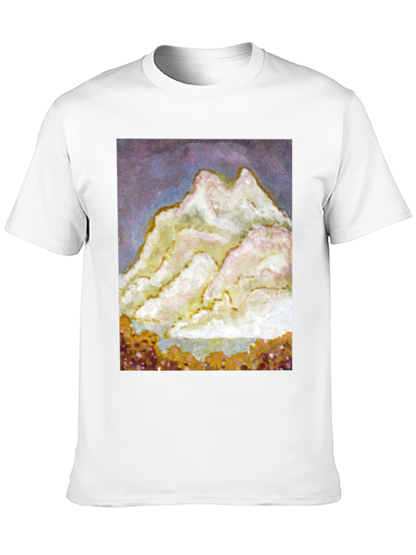 Mountain Painting T-Shirt - Artistic Tee