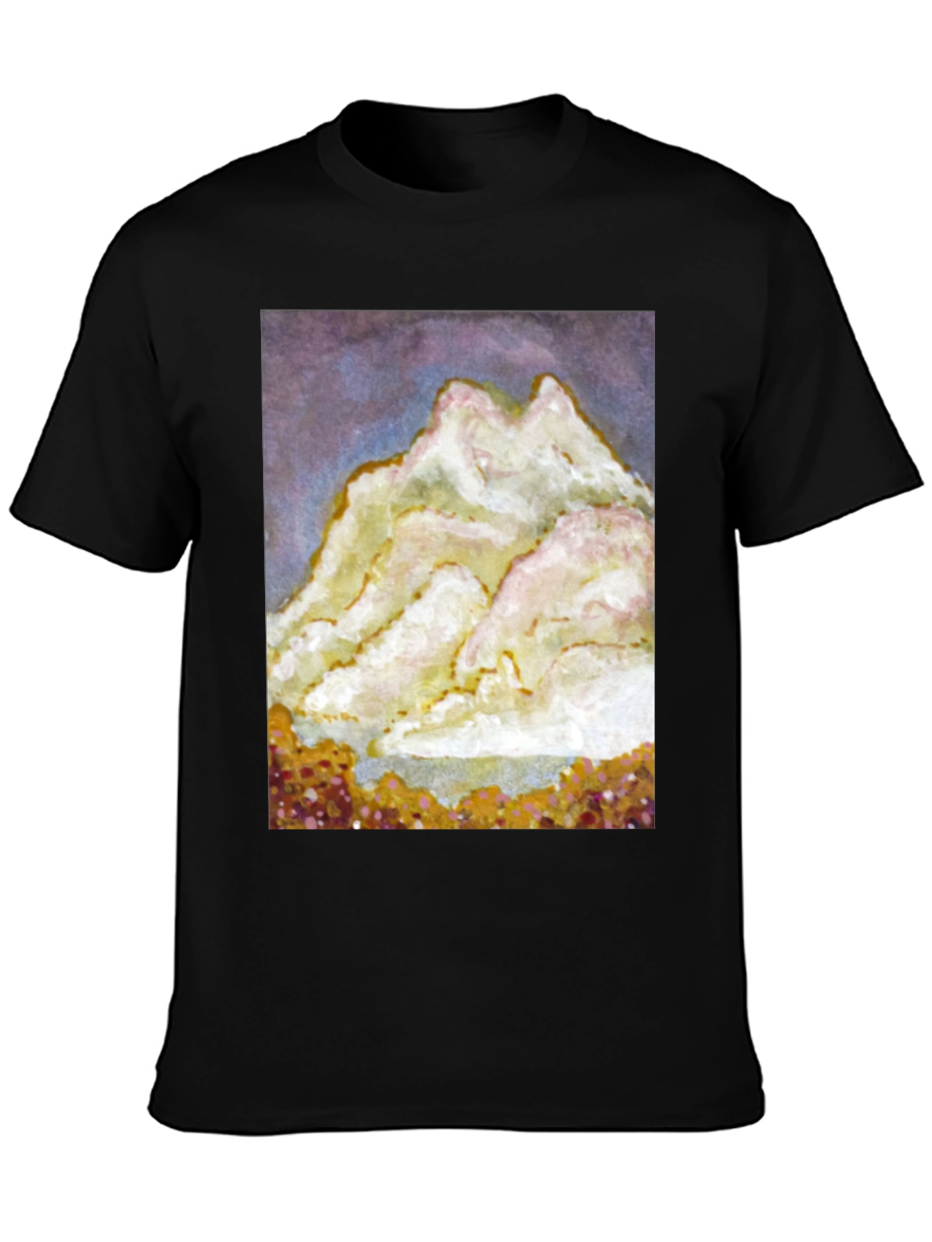 Mountain Painting T-Shirt - Artistic Tee