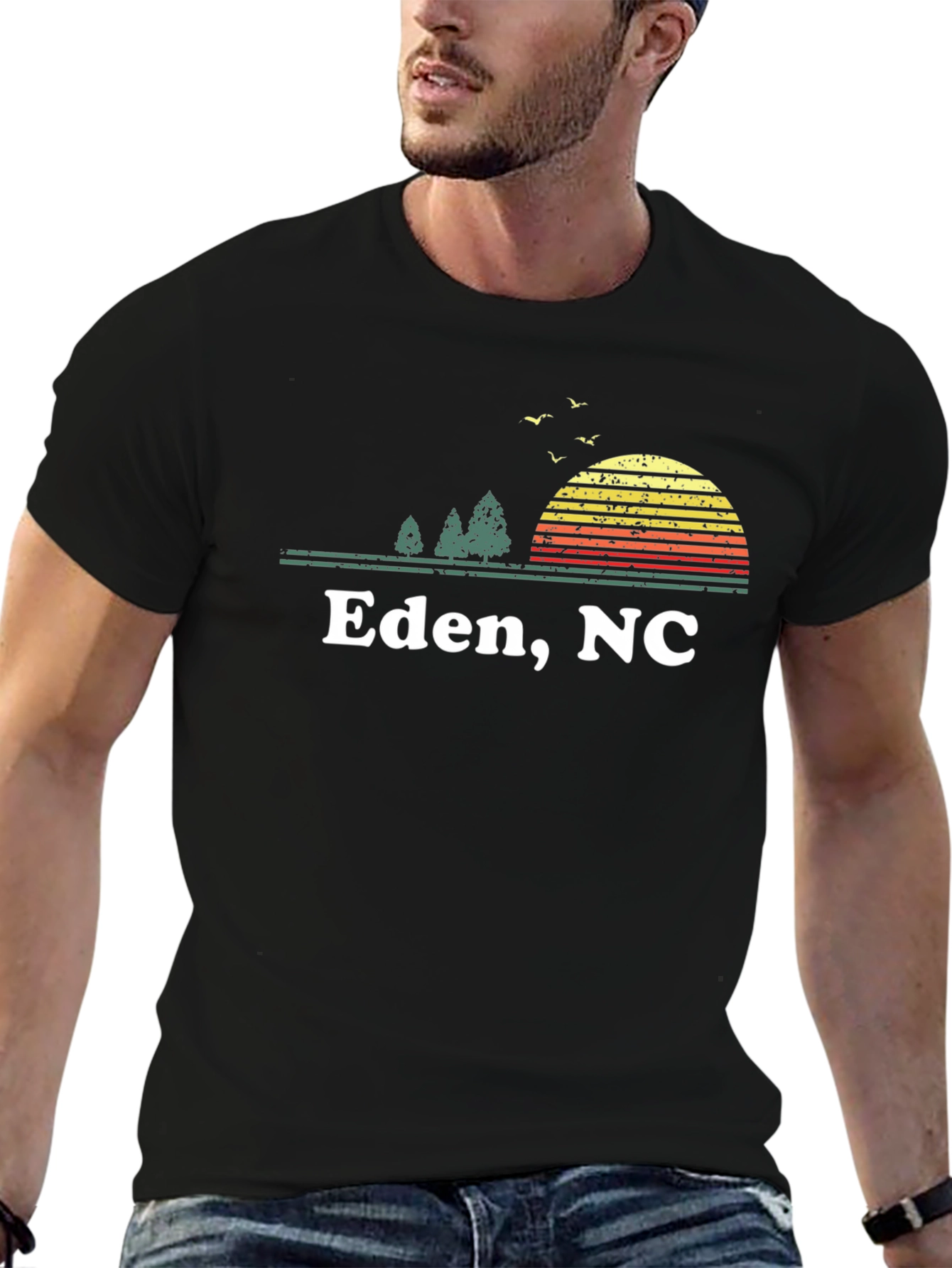 Eden NC Retro Sunset T-Shirt