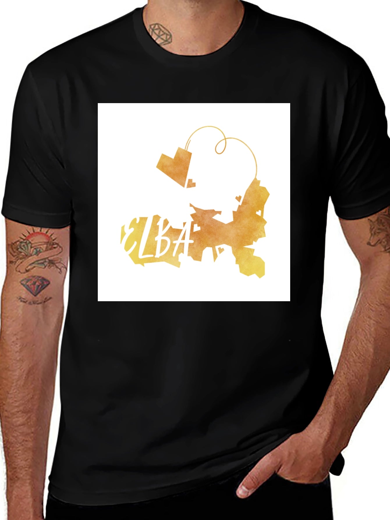 Elba Italy Souvenir T-Shirt | Island Map Tee