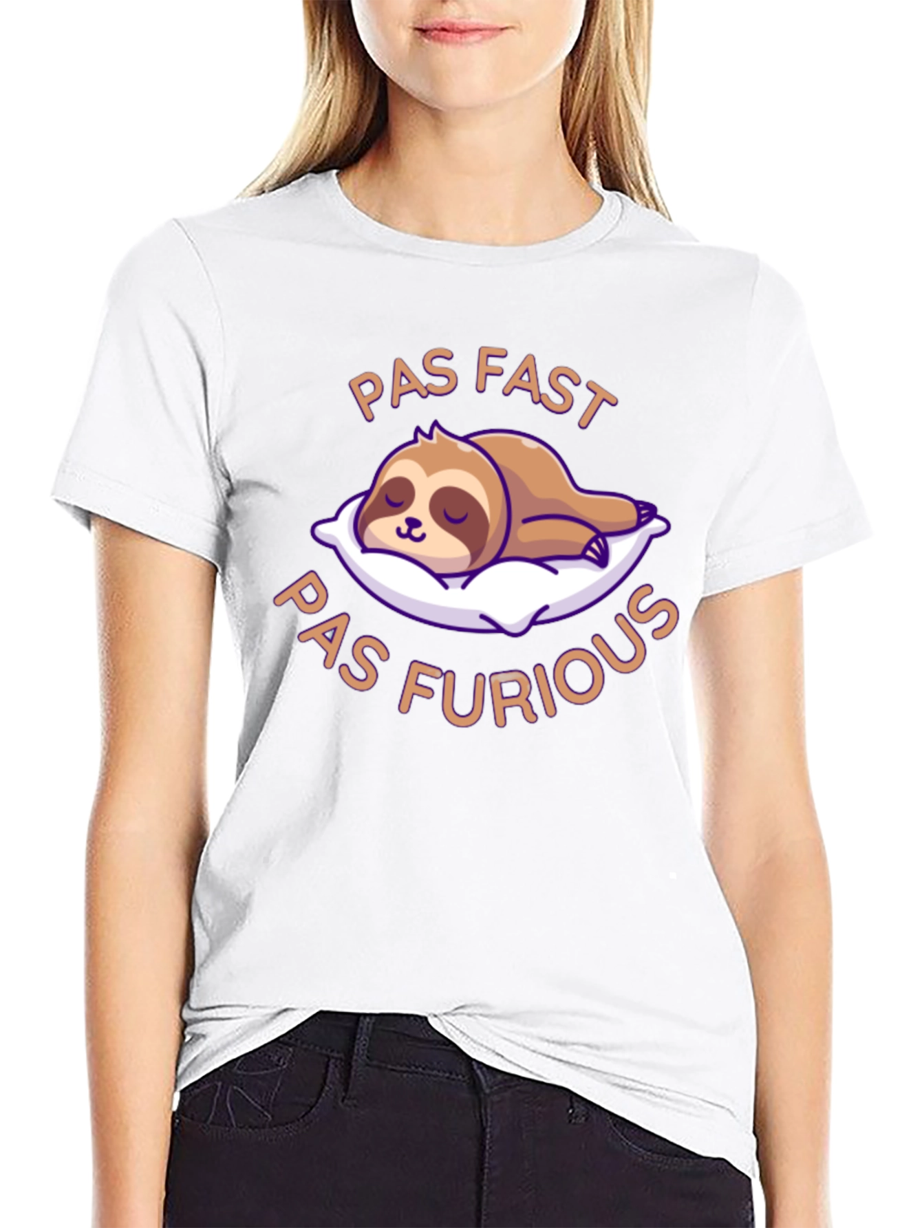 Pas Fast Pas Furious Sloth T-Shirt
