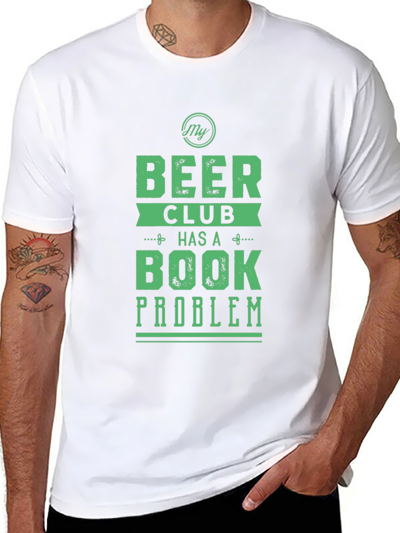 Beer Club Book Problem Graphic Tee