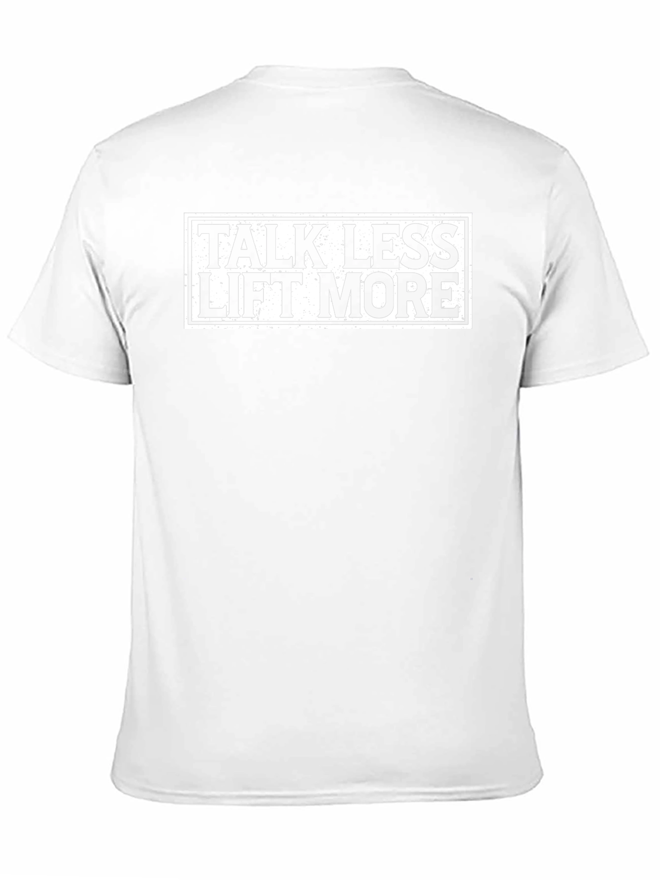 Talk Less Lift More Black Graphic T-Shirt