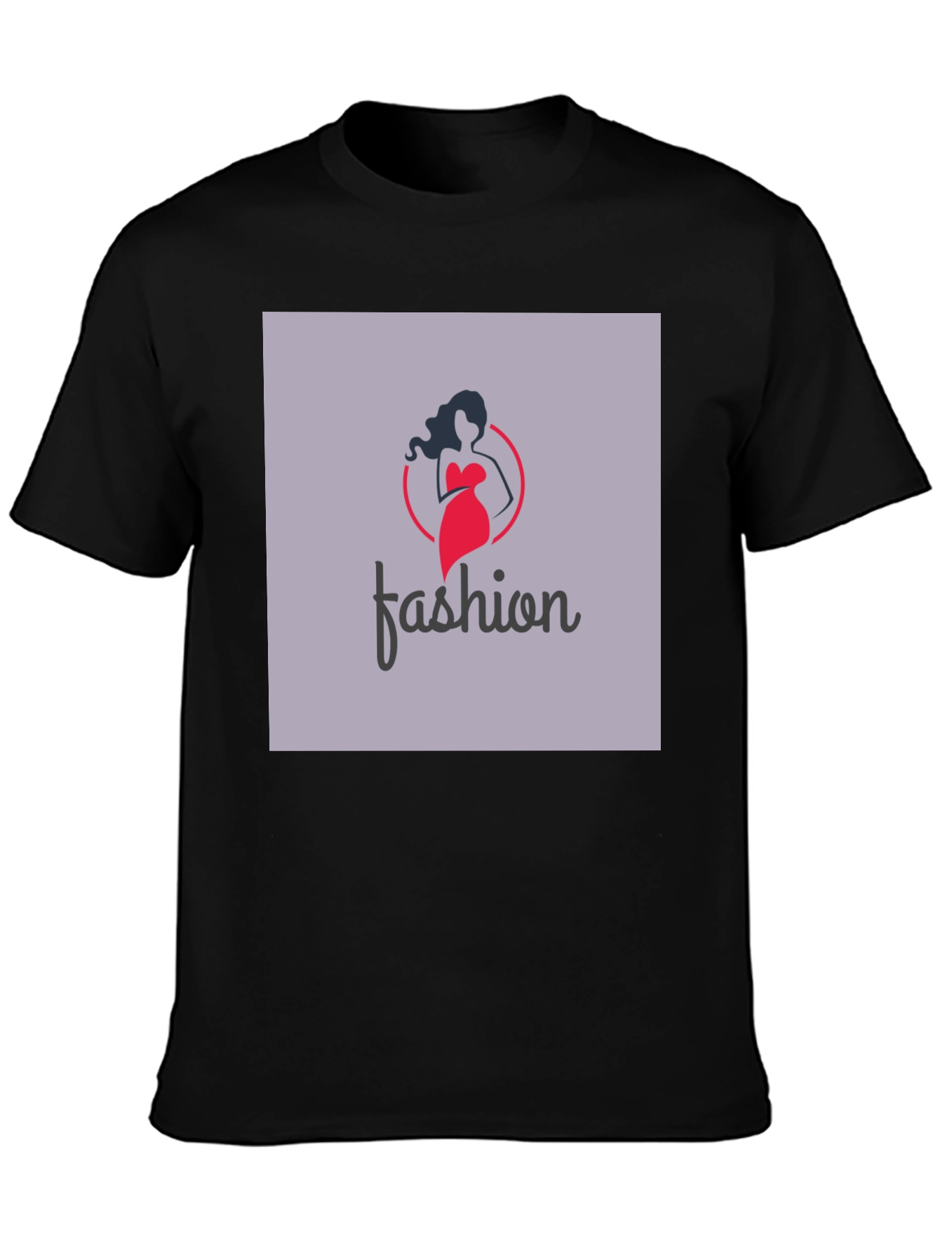 Stylish Fashion Logo Black T-Shirt