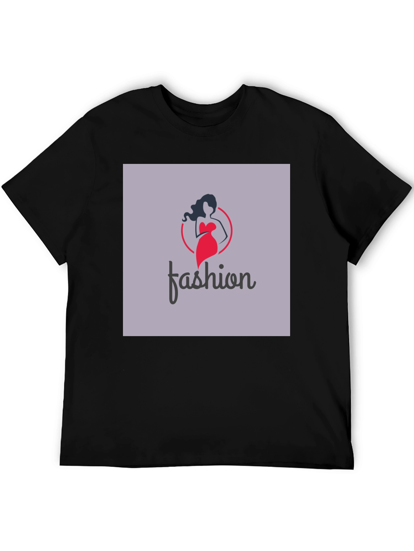 Stylish Fashion Logo Black T-Shirt