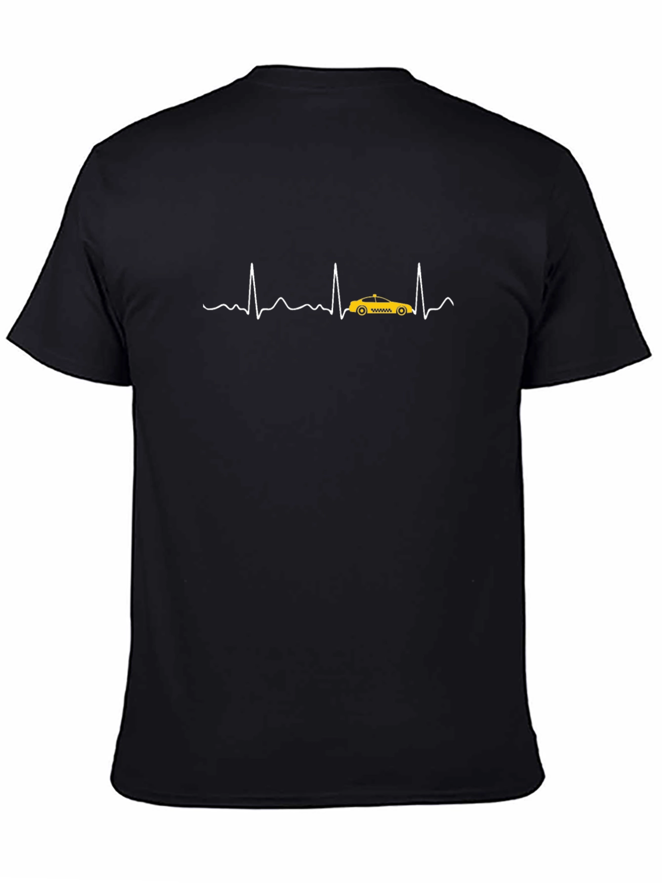 Taxi Heartbeat T-Shirt - Black