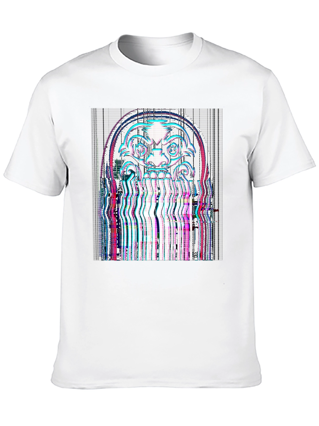Glitch Art Tee - Unique Distorted Graphic