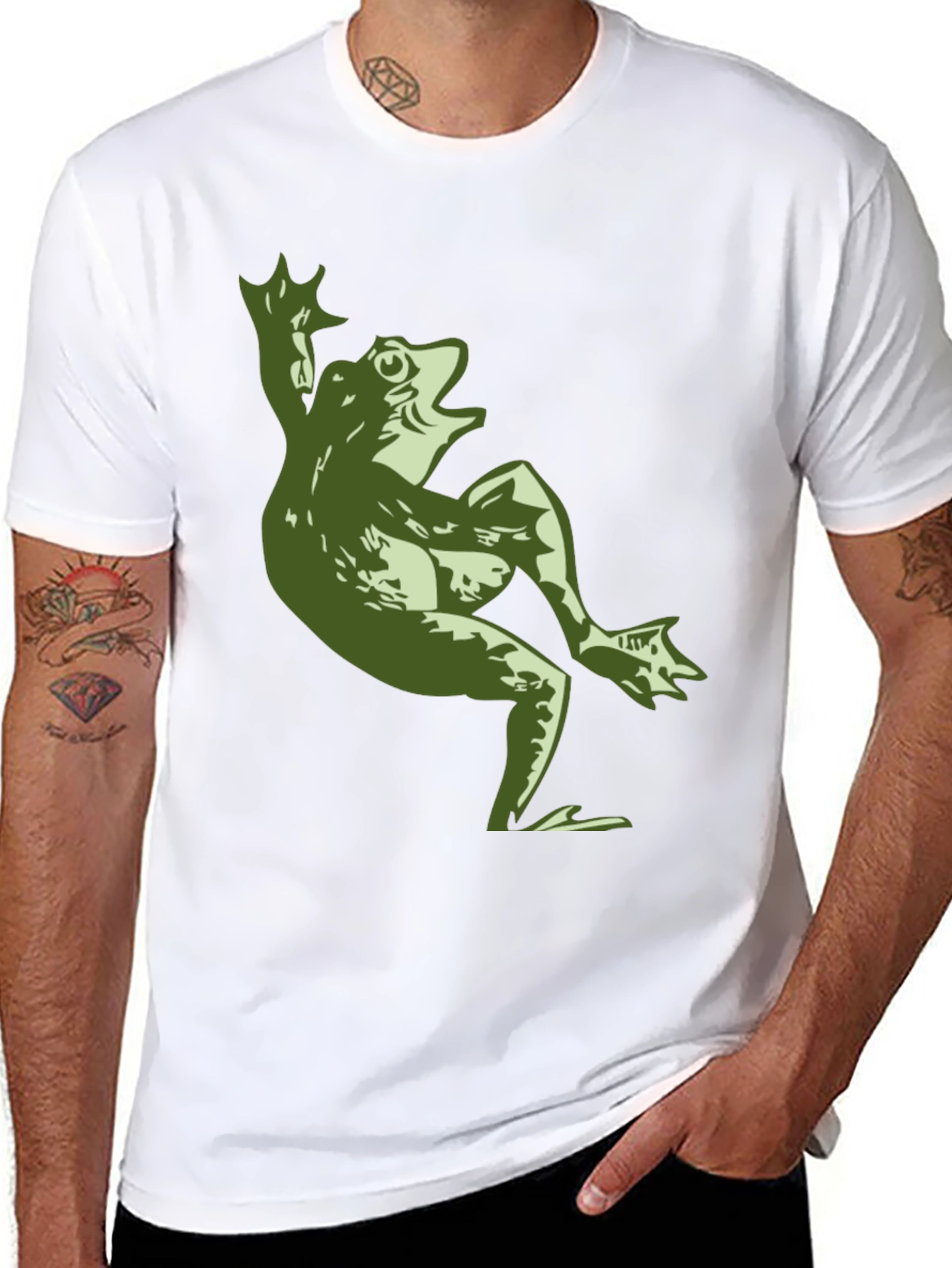 Frog Graphic Print T-Shirt