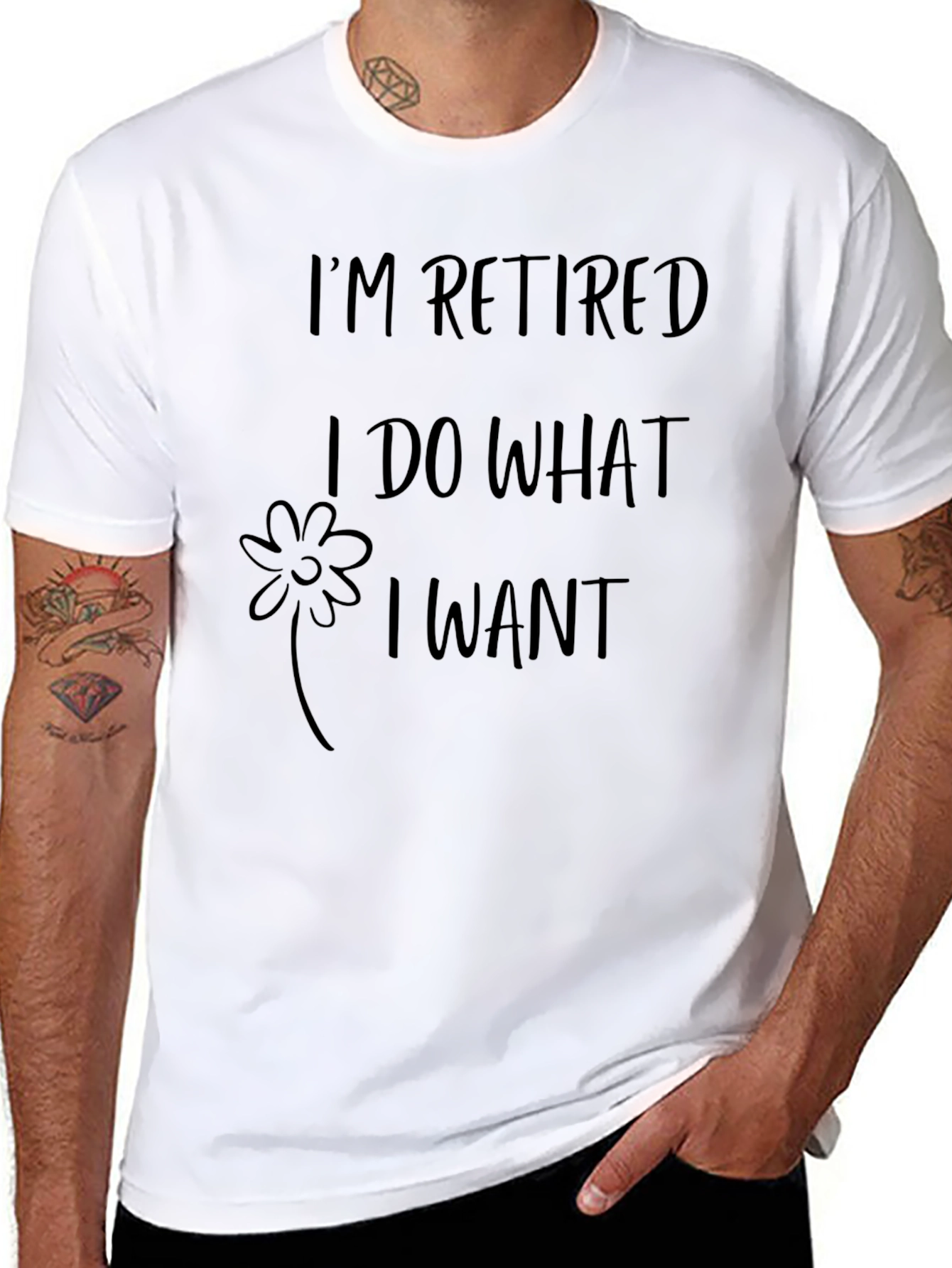 Im Retired I Do What I Want Graphic Tee