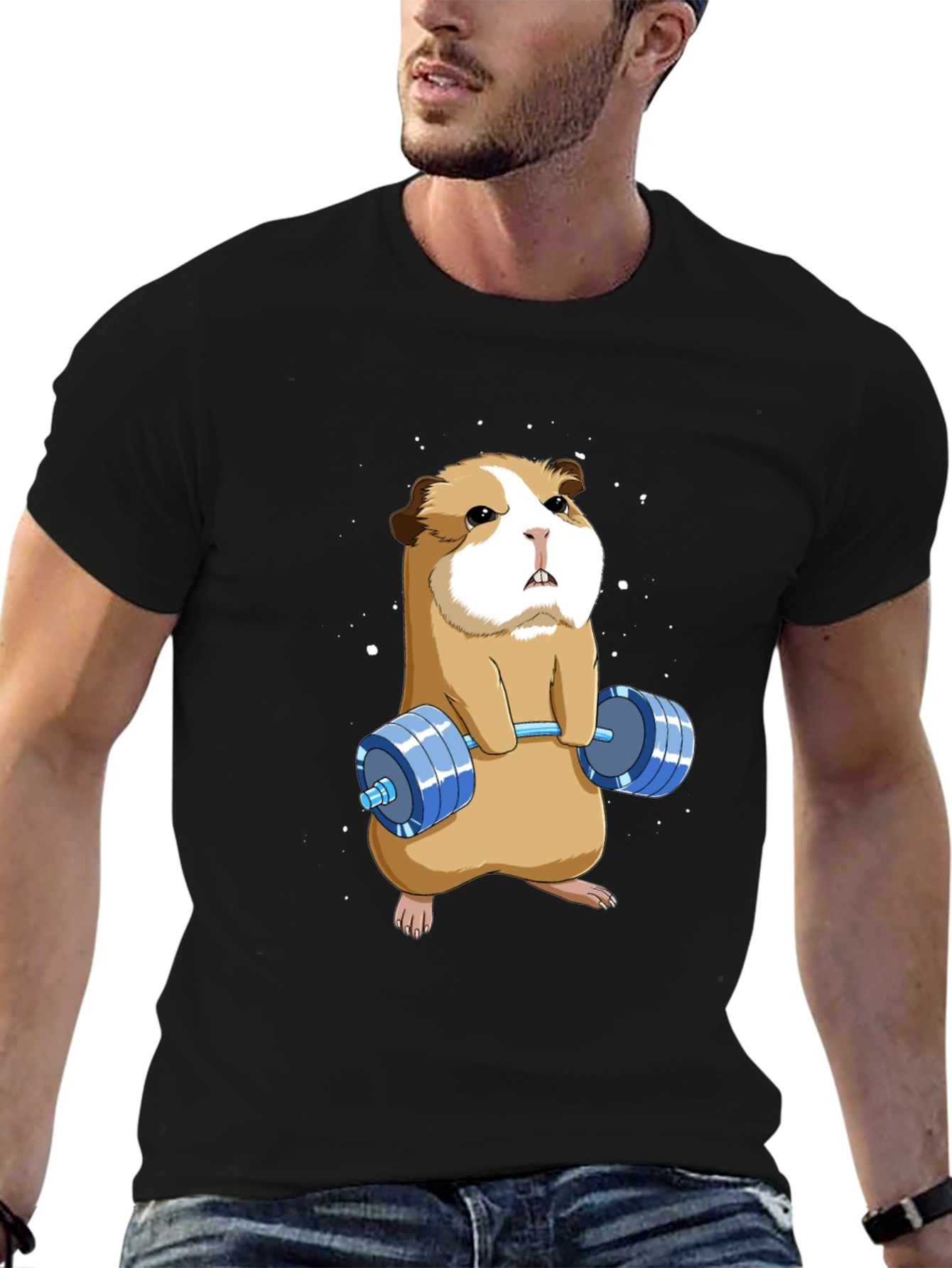 Guinea Pig Gym T-Shirt - Funny Workout Tee