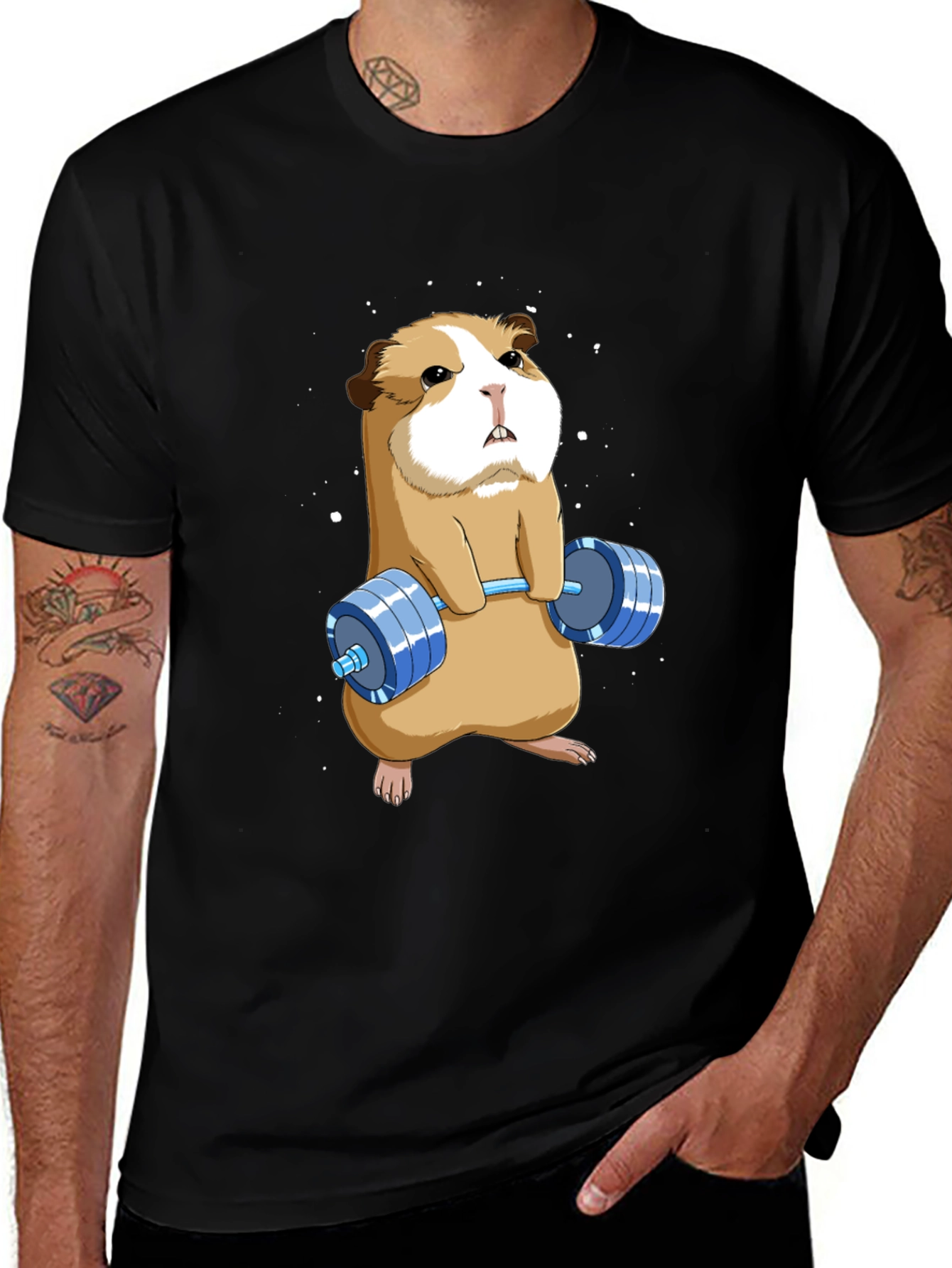 Guinea Pig Gym T-Shirt - Funny Workout Tee
