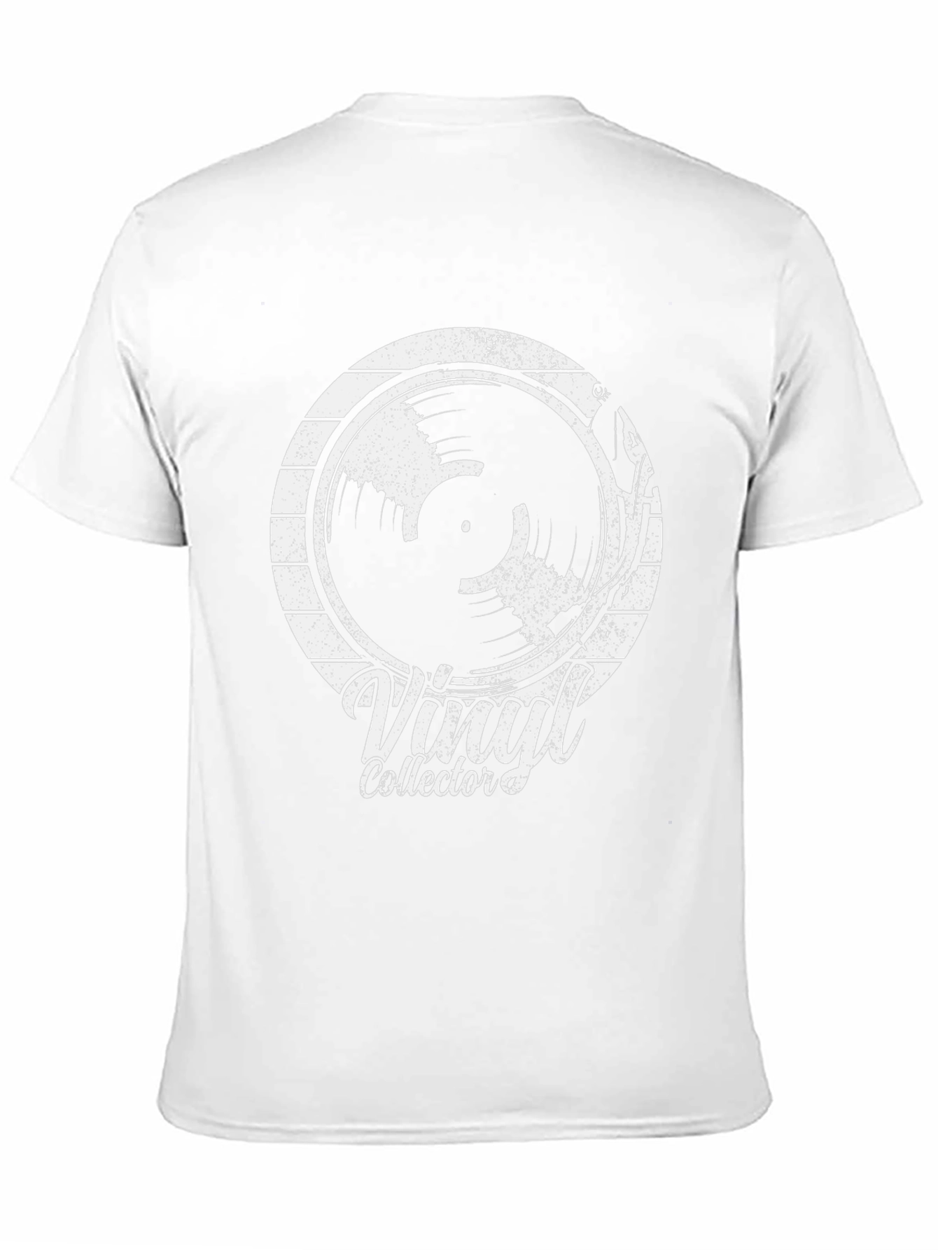 Vinyl Collector Graphic T-Shirt - Black