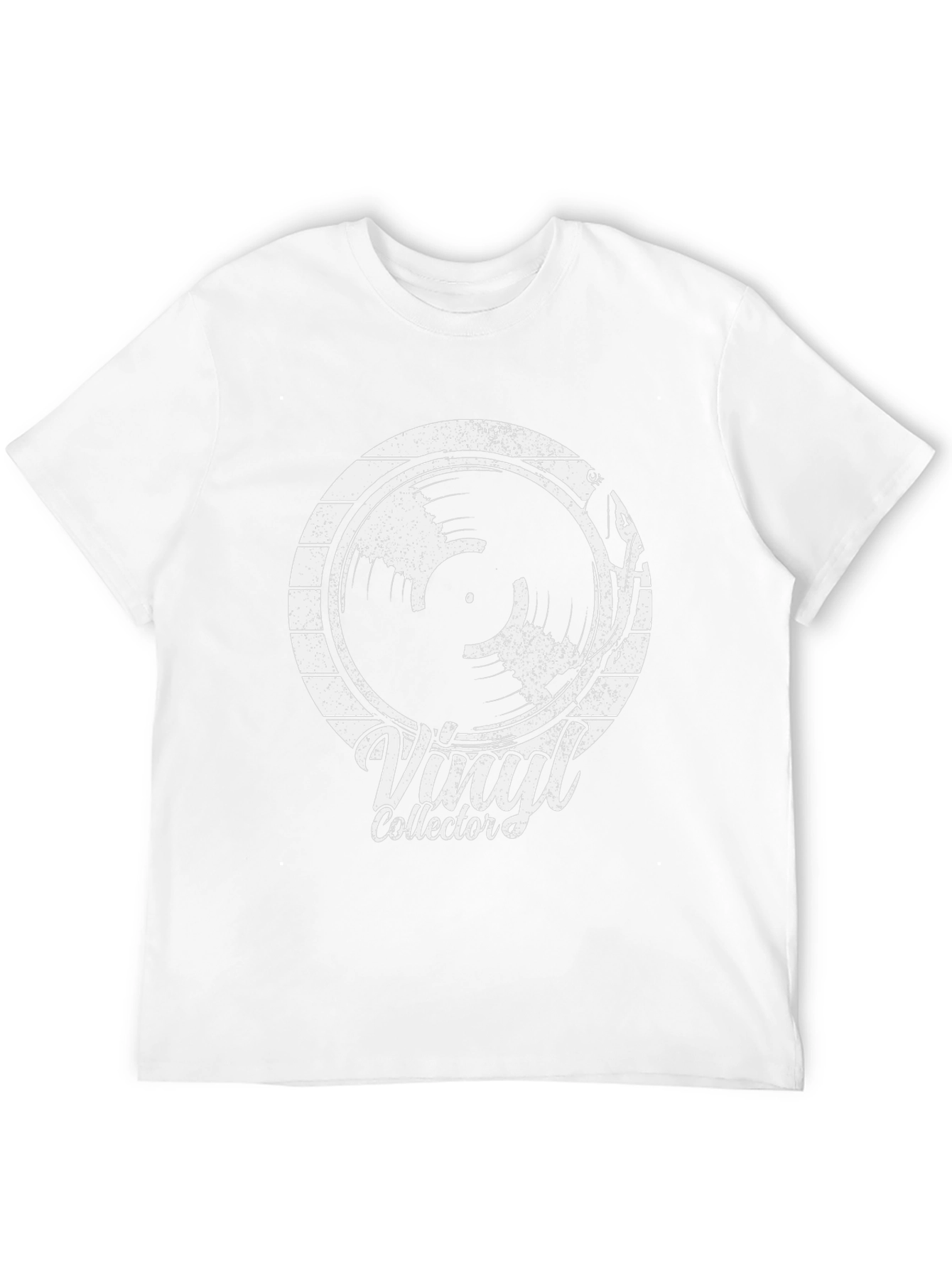 Vinyl Collector Graphic T-Shirt - Black