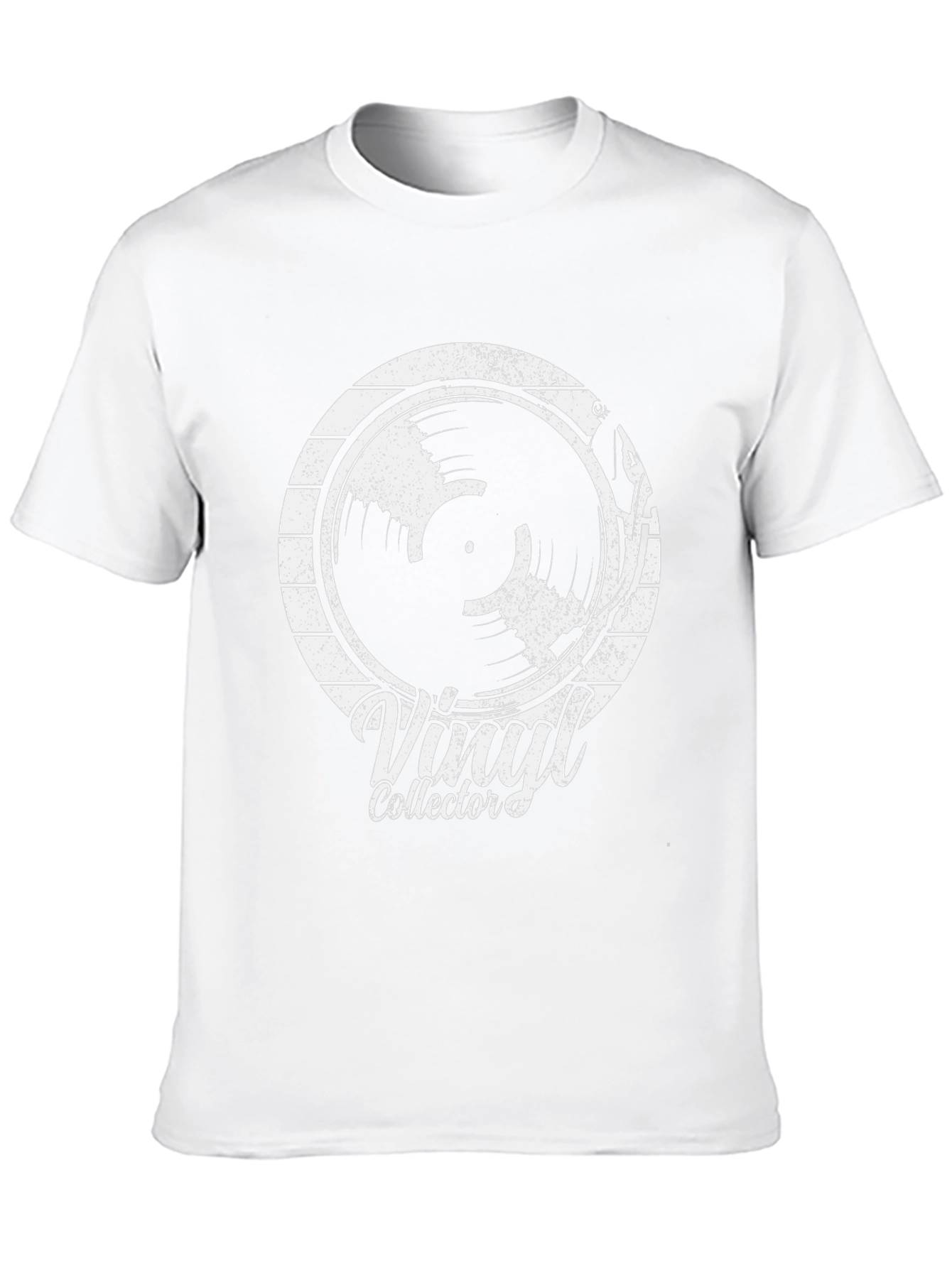 Vinyl Collector Graphic T-Shirt - Black