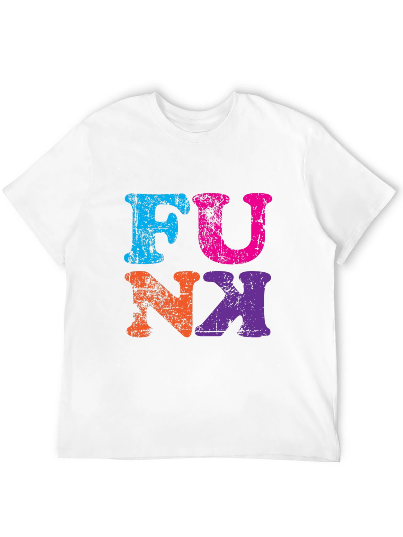 Retro Funk Graphic Tee - Black Cotton T-Shirt