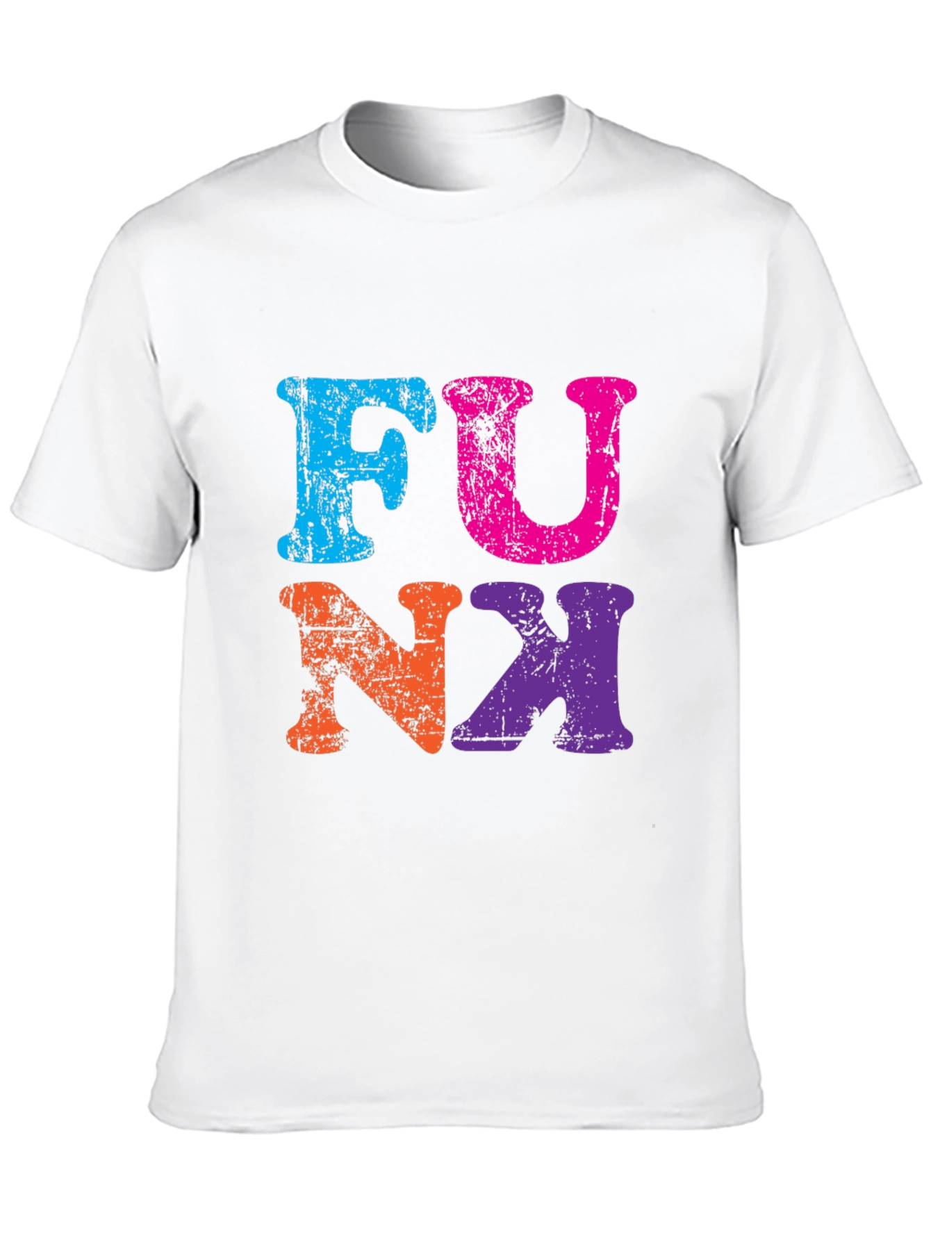 Retro Funk Graphic Tee - Black Cotton T-Shirt