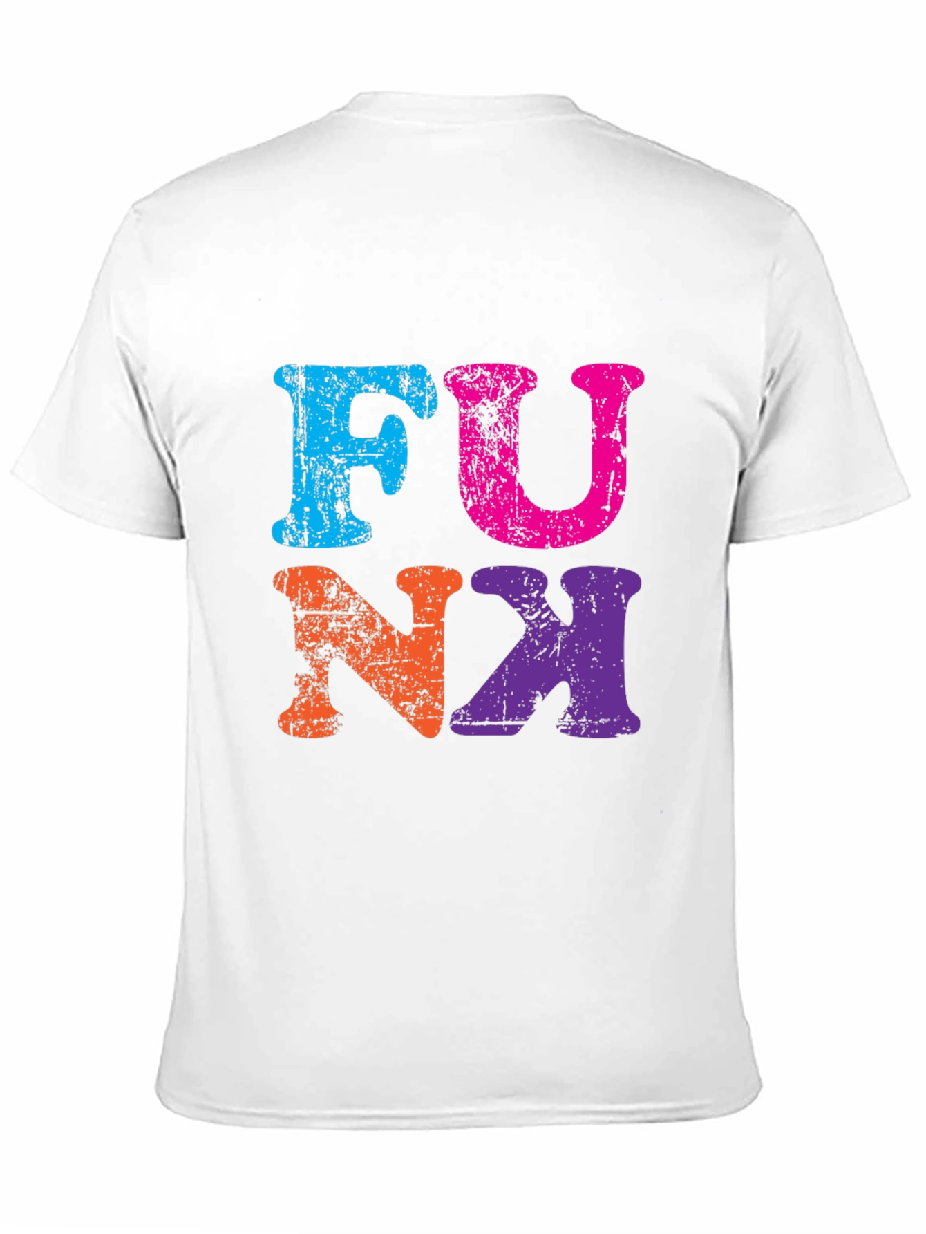 Retro Funk Graphic Tee - Black Cotton T-Shirt