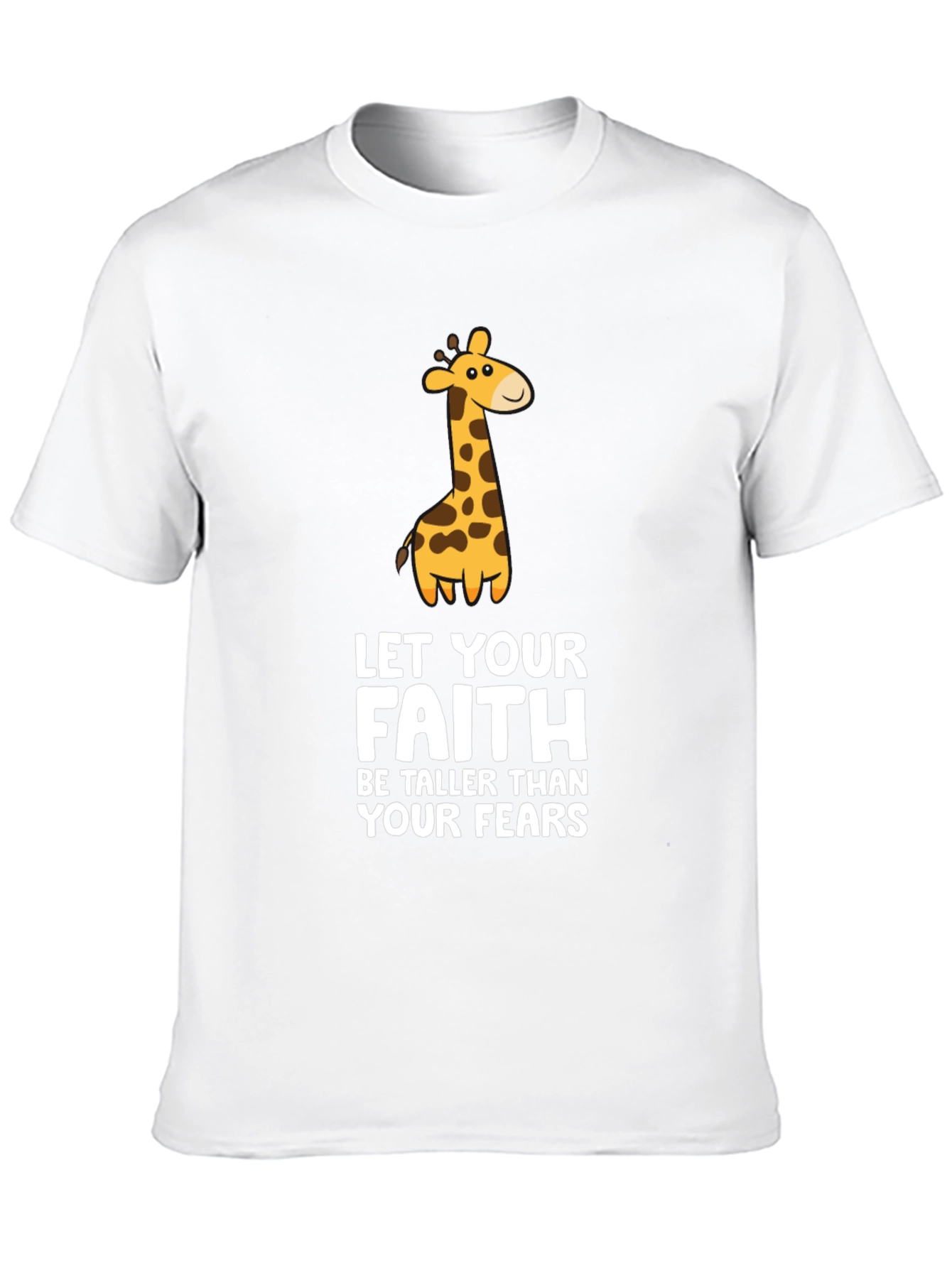 Faith Over Fear Giraffe Graphic Tee