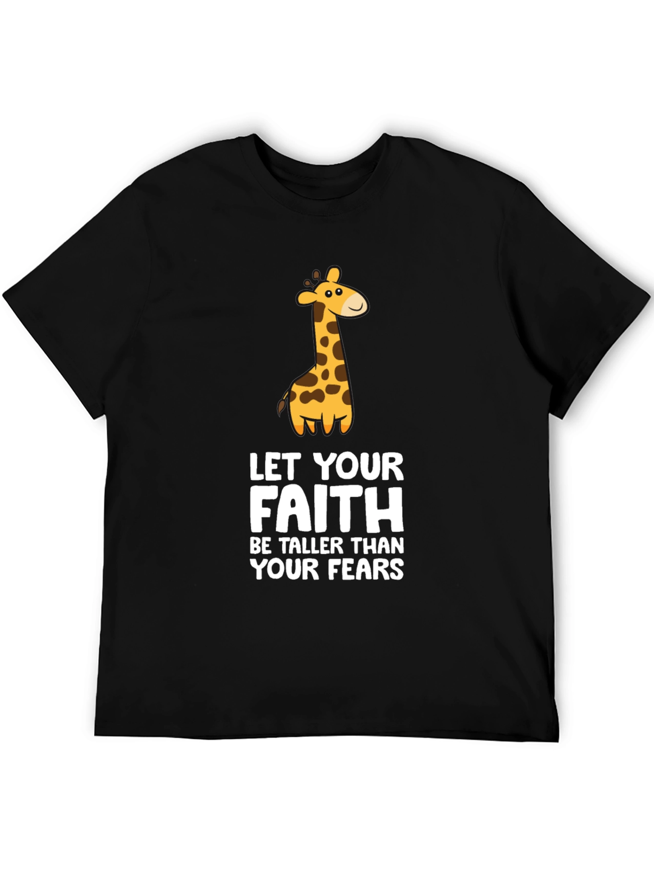 Faith Over Fear Giraffe Graphic Tee