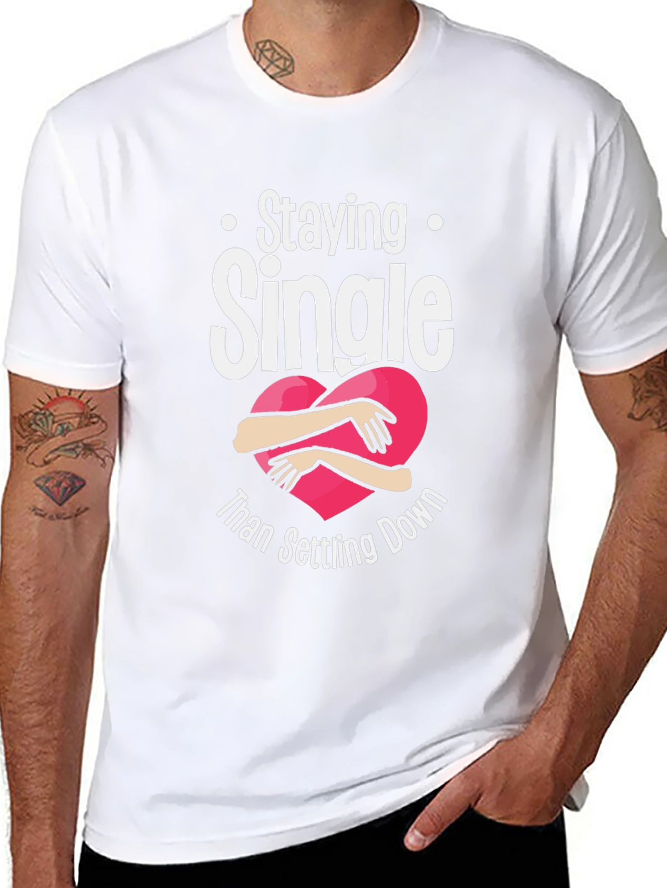 Staying Single Graphic T-Shirt