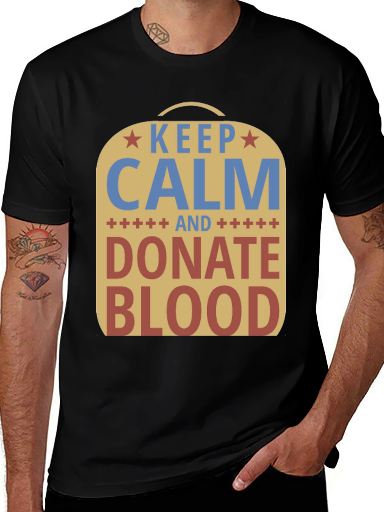 Keep Calm Donate Blood T-Shirt