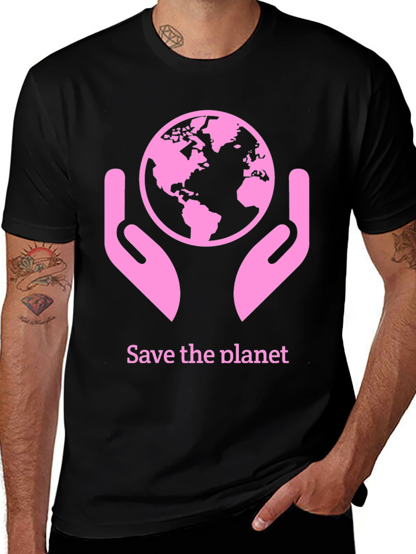 Save the Planet Graphic Tee - Eco-Friendly Fashion