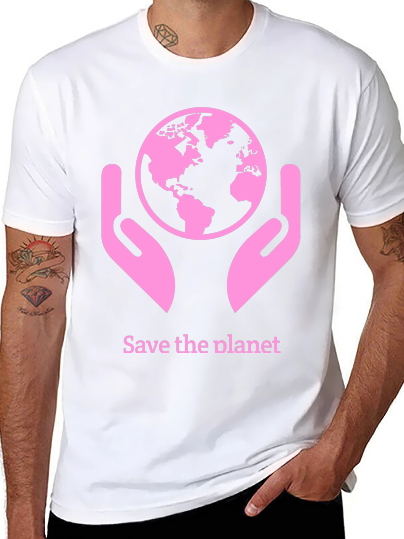 Save the Planet Graphic Tee - Eco-Friendly Fashion
