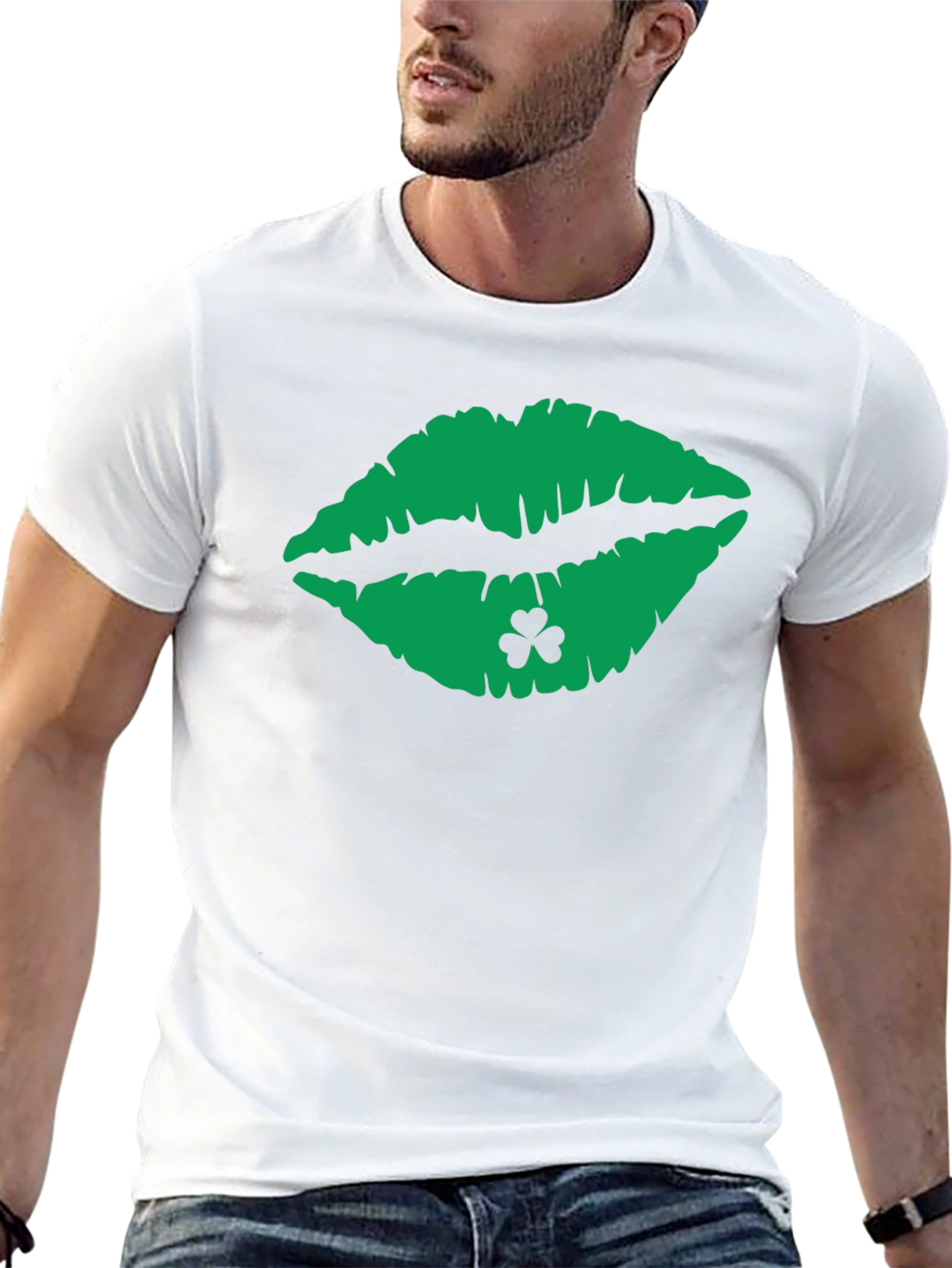 Lucky Lips St. Patricks Day Graphic Tee