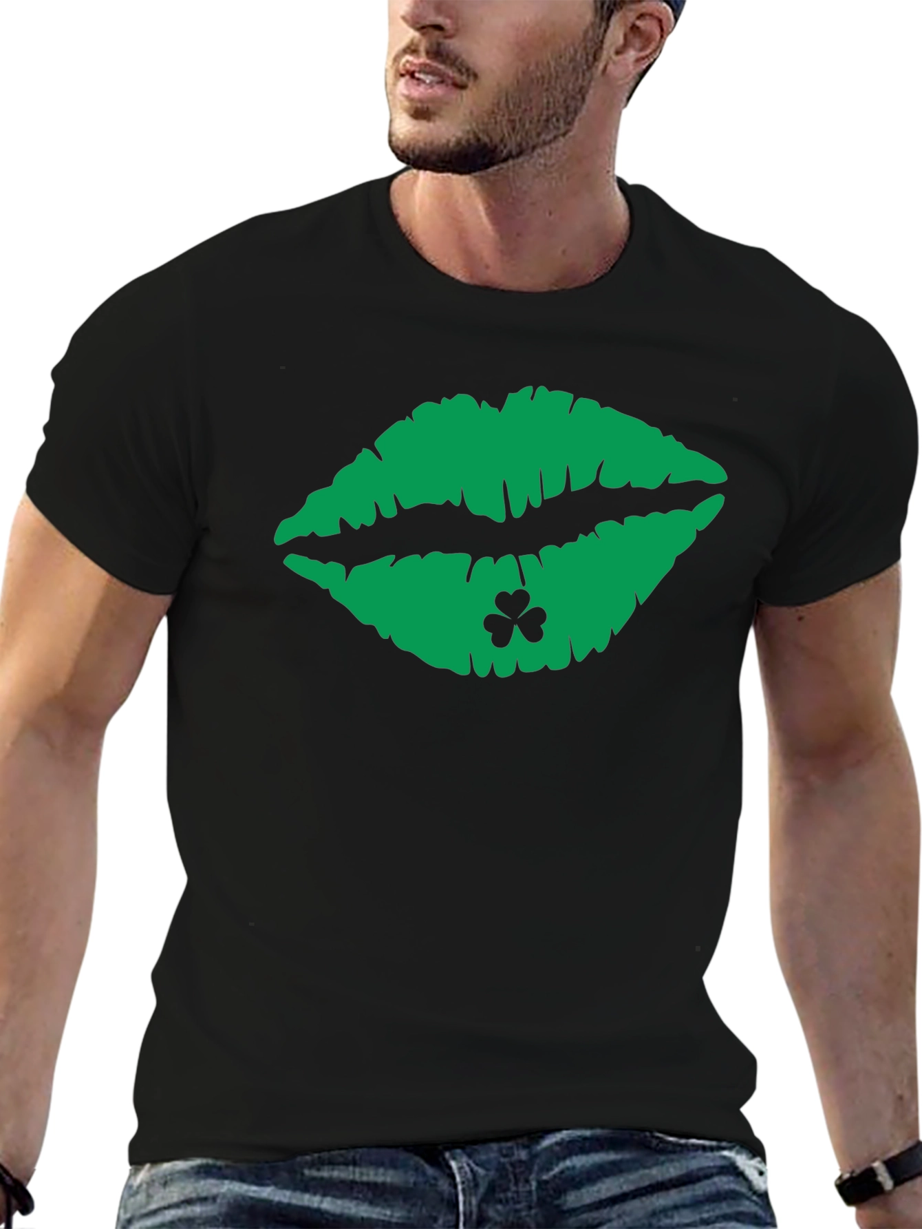 Lucky Lips St. Patricks Day Graphic Tee