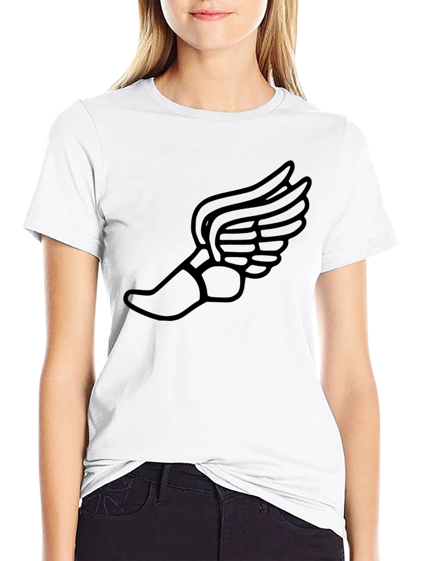 Winged Foot T-Shirt - Track & Field Design