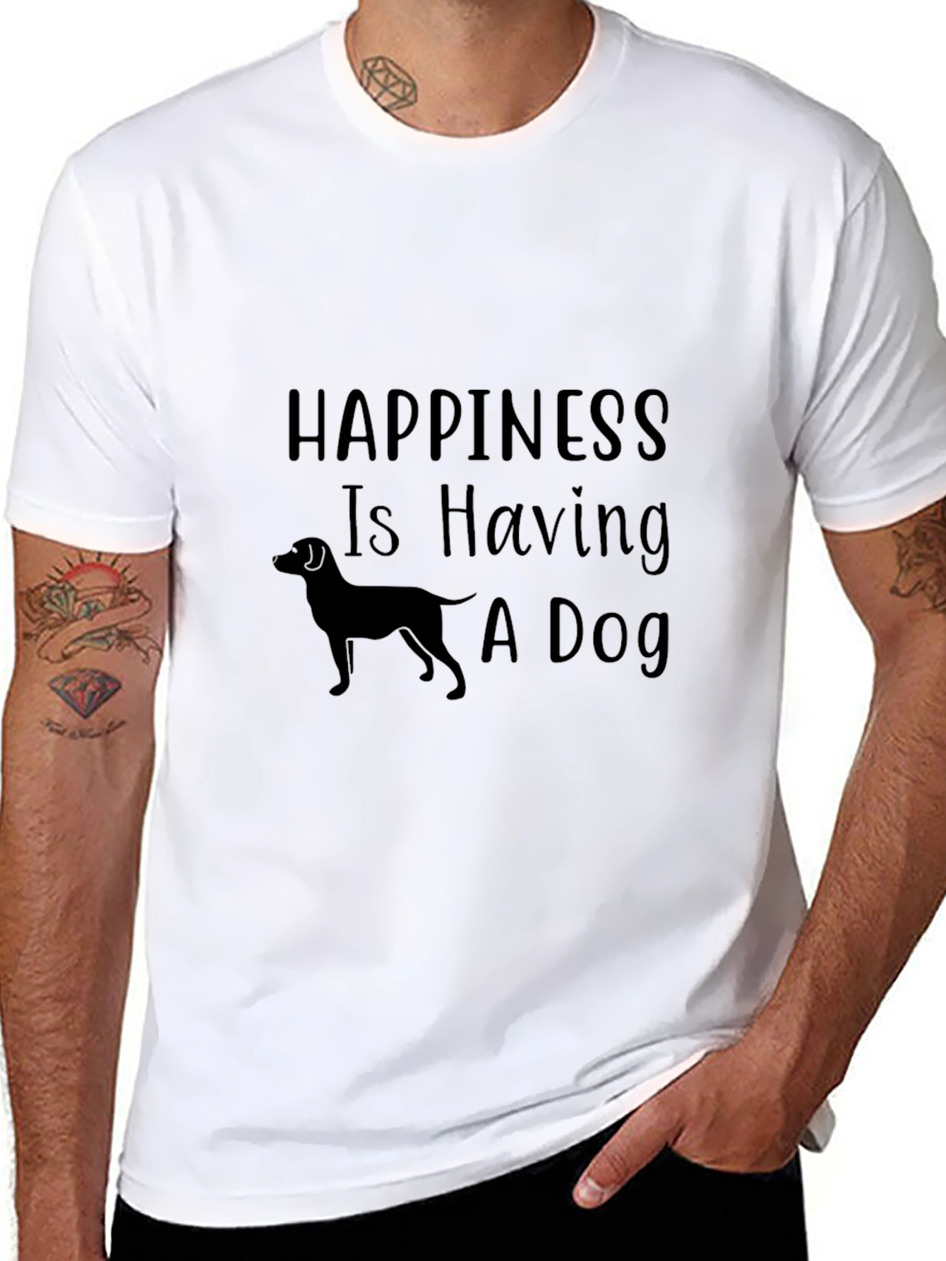 Happiness is Having a Dog T-Shirt