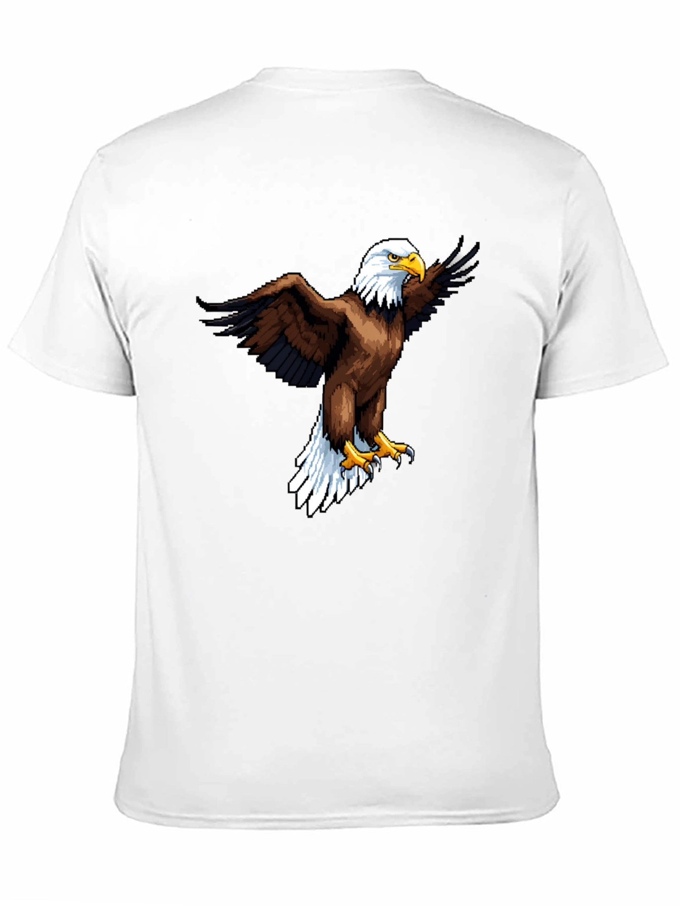 Bold Eagle Graphic Print Black T-Shirt