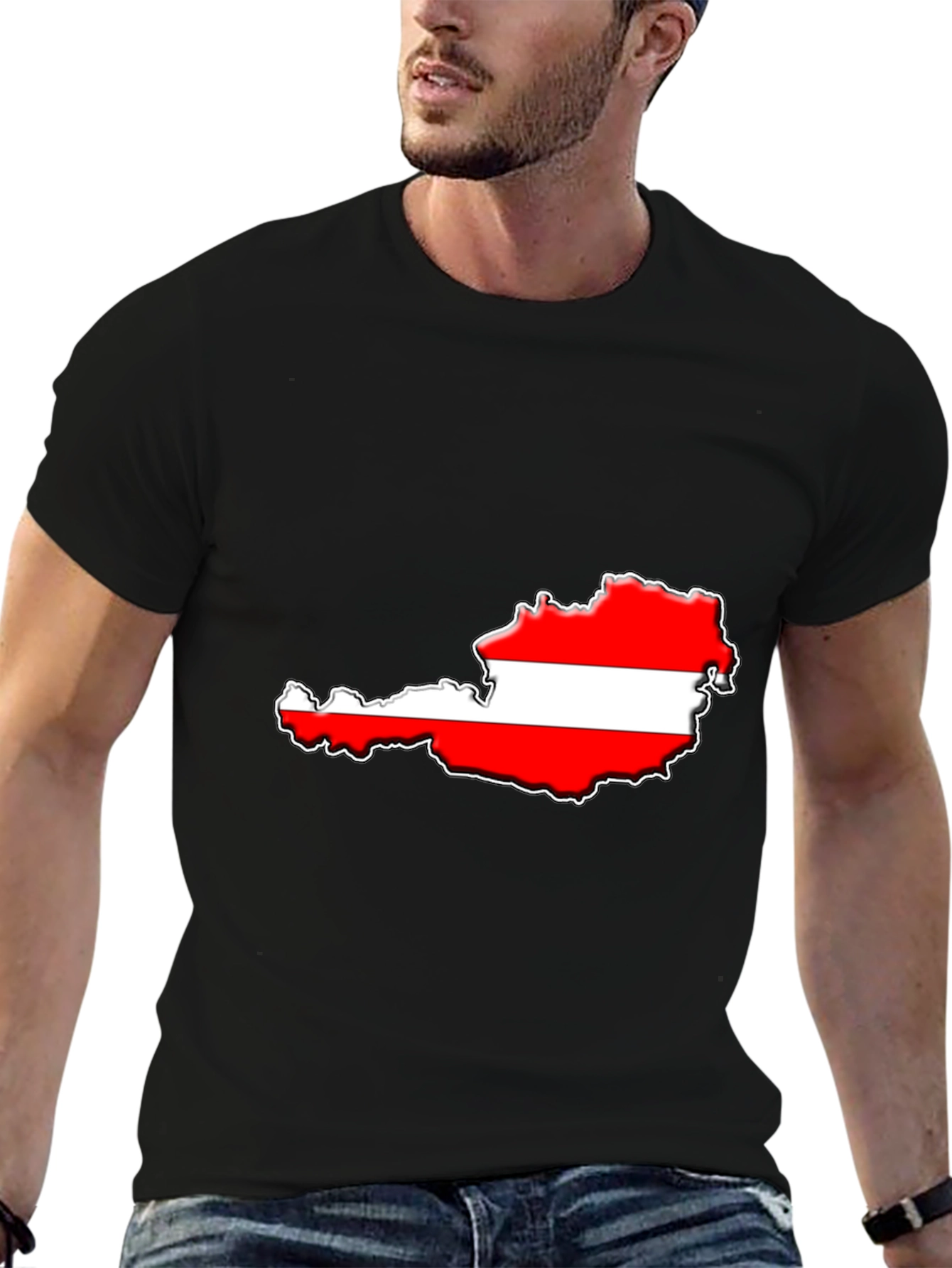 Austria Flag T-Shirt - Unique Country Pride Tee