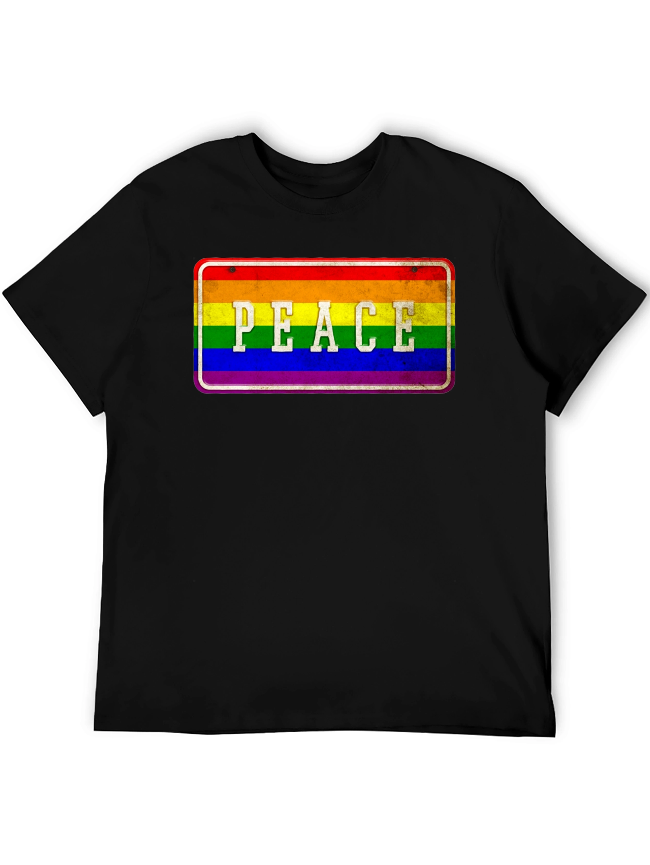 Rainbow Peace Sign T-Shirt - Pride Apparel