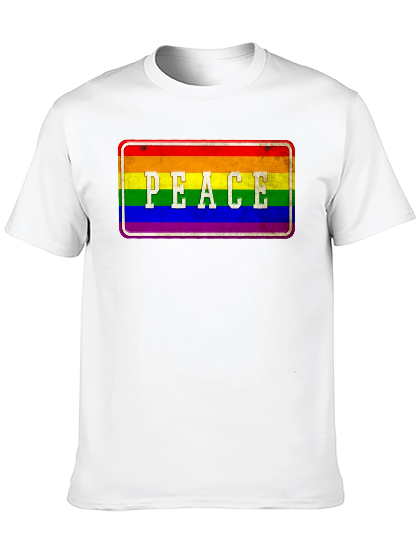 Rainbow Peace Sign T-Shirt - Pride Apparel