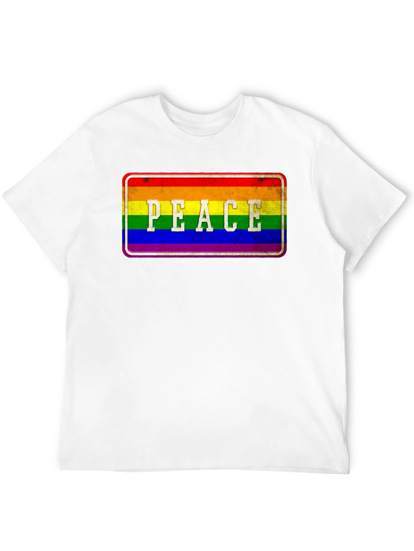 Rainbow Peace Sign T-Shirt - Pride Apparel