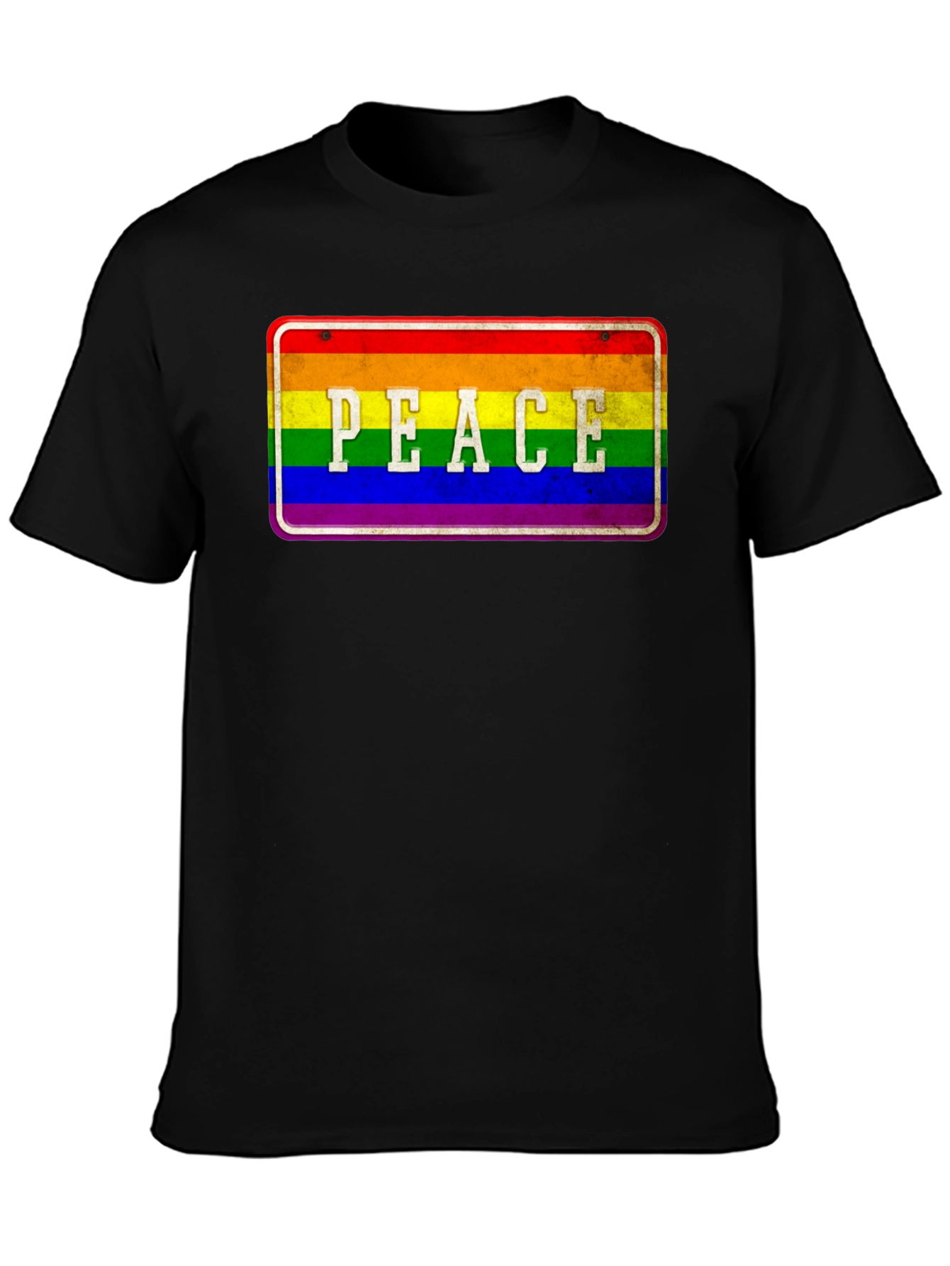 Rainbow Peace Sign T-Shirt - Pride Apparel
