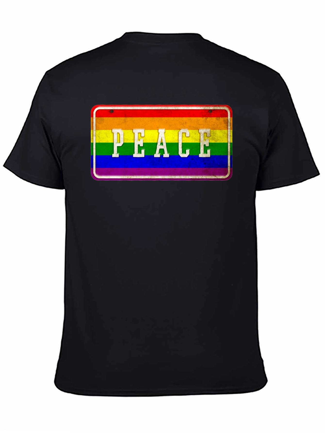Rainbow Peace Sign T-Shirt - Pride Apparel