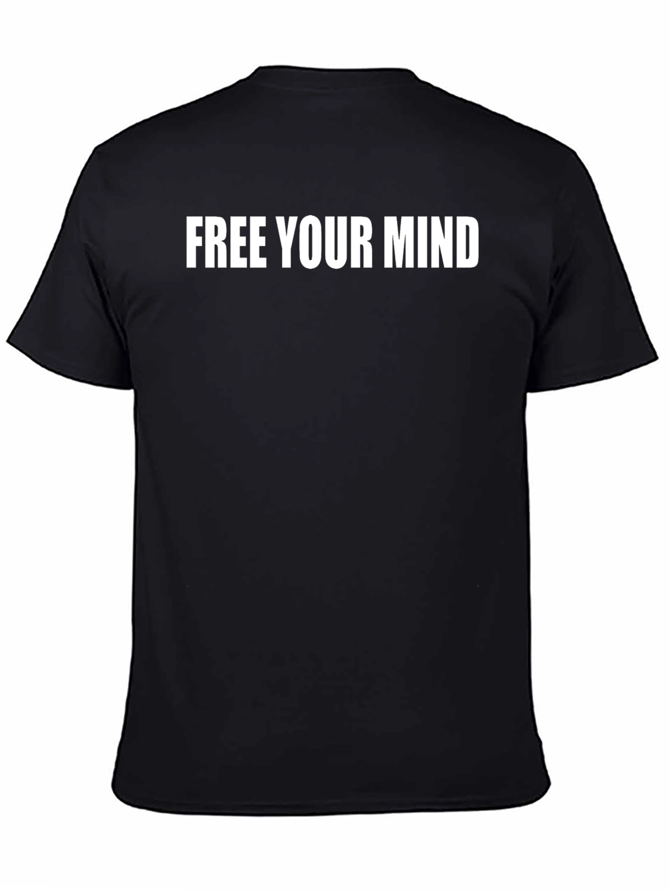 Free Your Mind Black Graphic T-Shirt