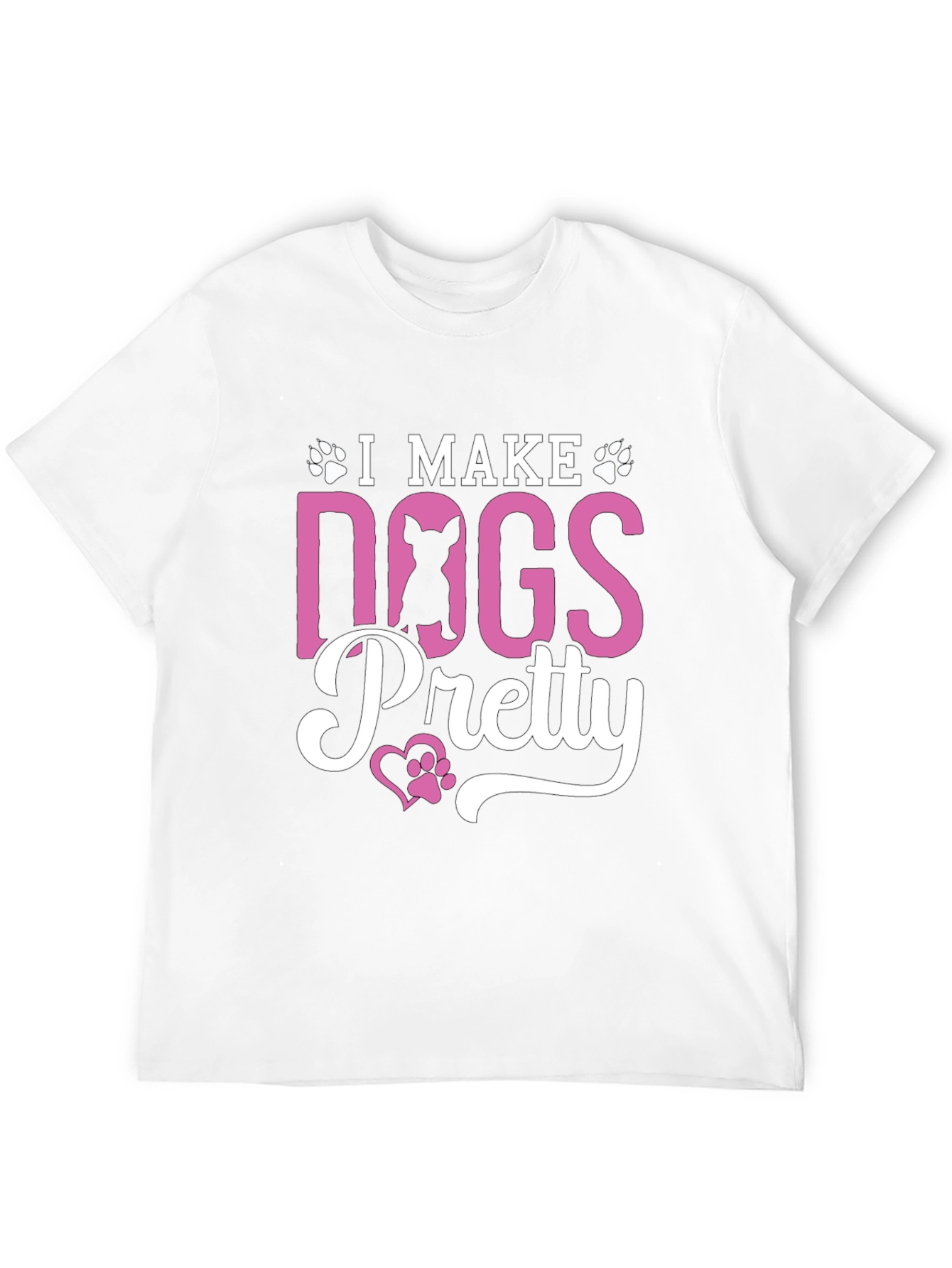 I Make Dogs Pretty Black T-Shirt