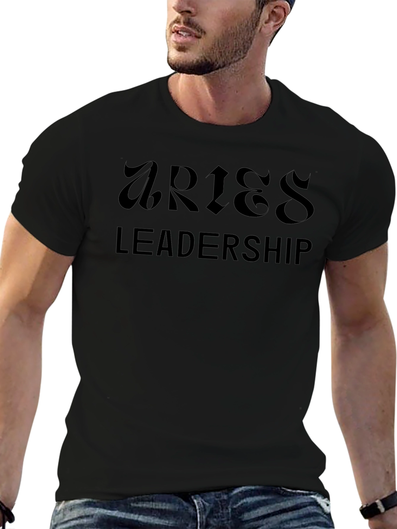 Aries Leadership Black T-Shirt