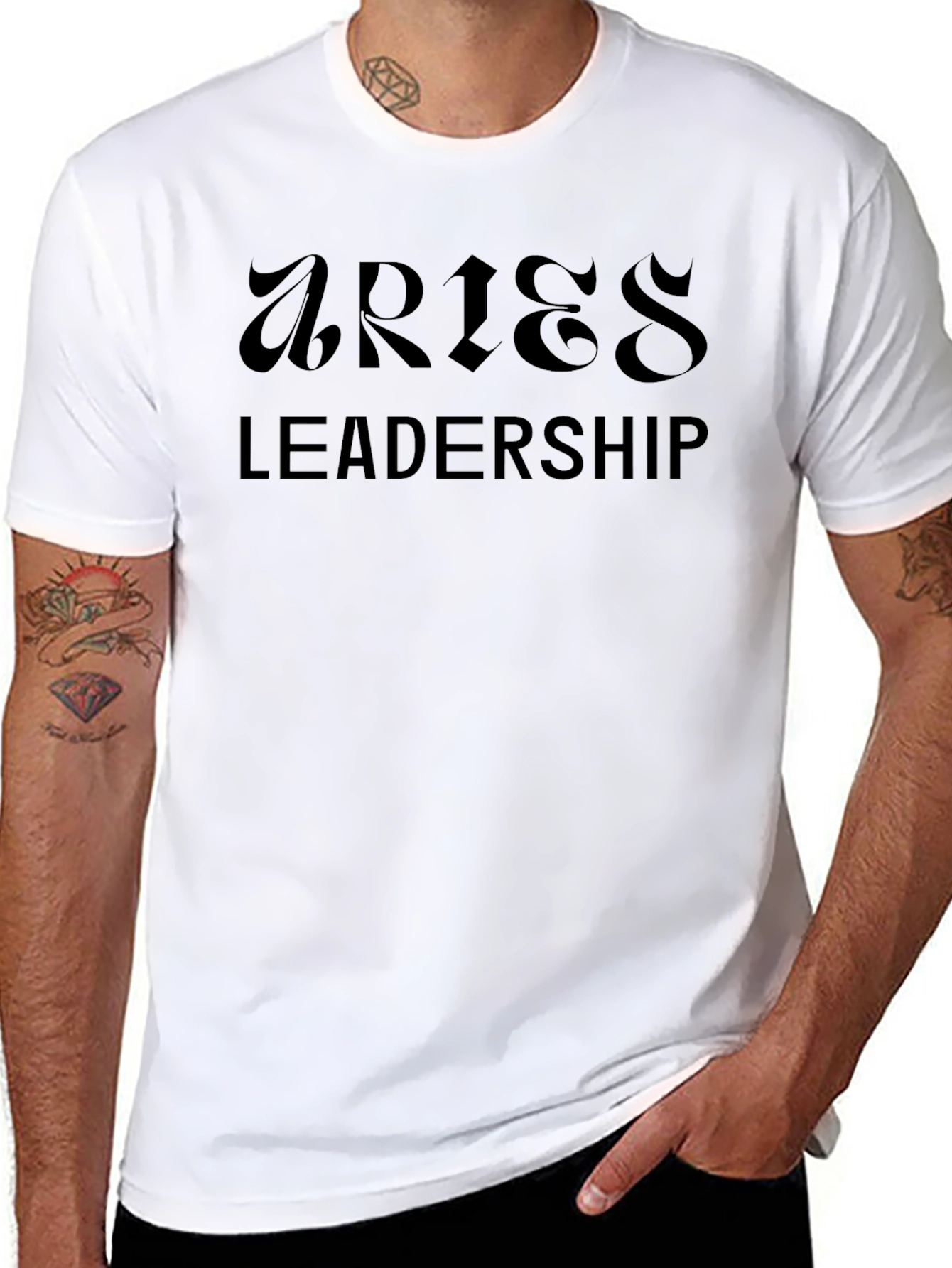 Aries Leadership Black T-Shirt