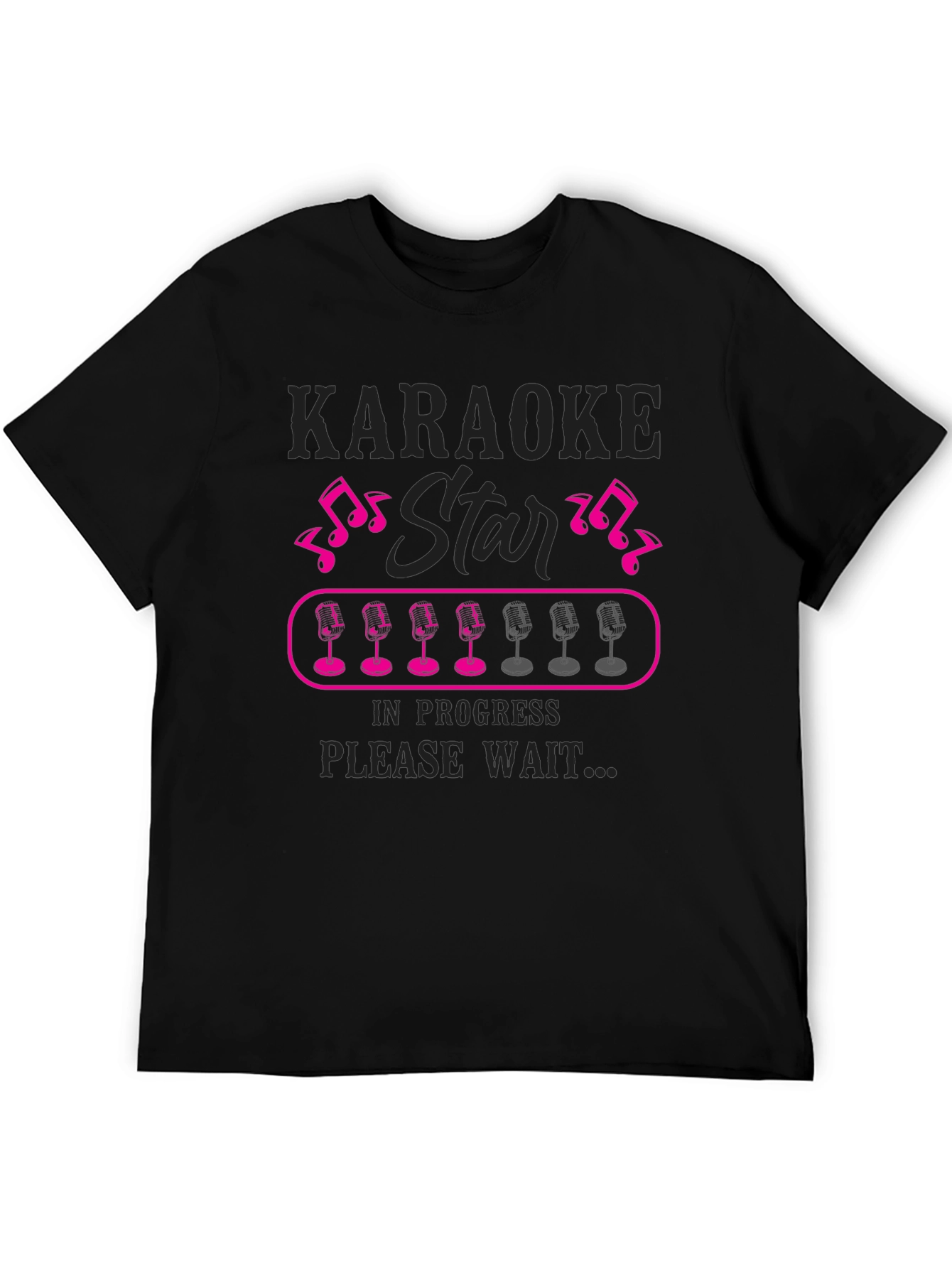 Karaoke Star in Progress Graphic T-Shirt