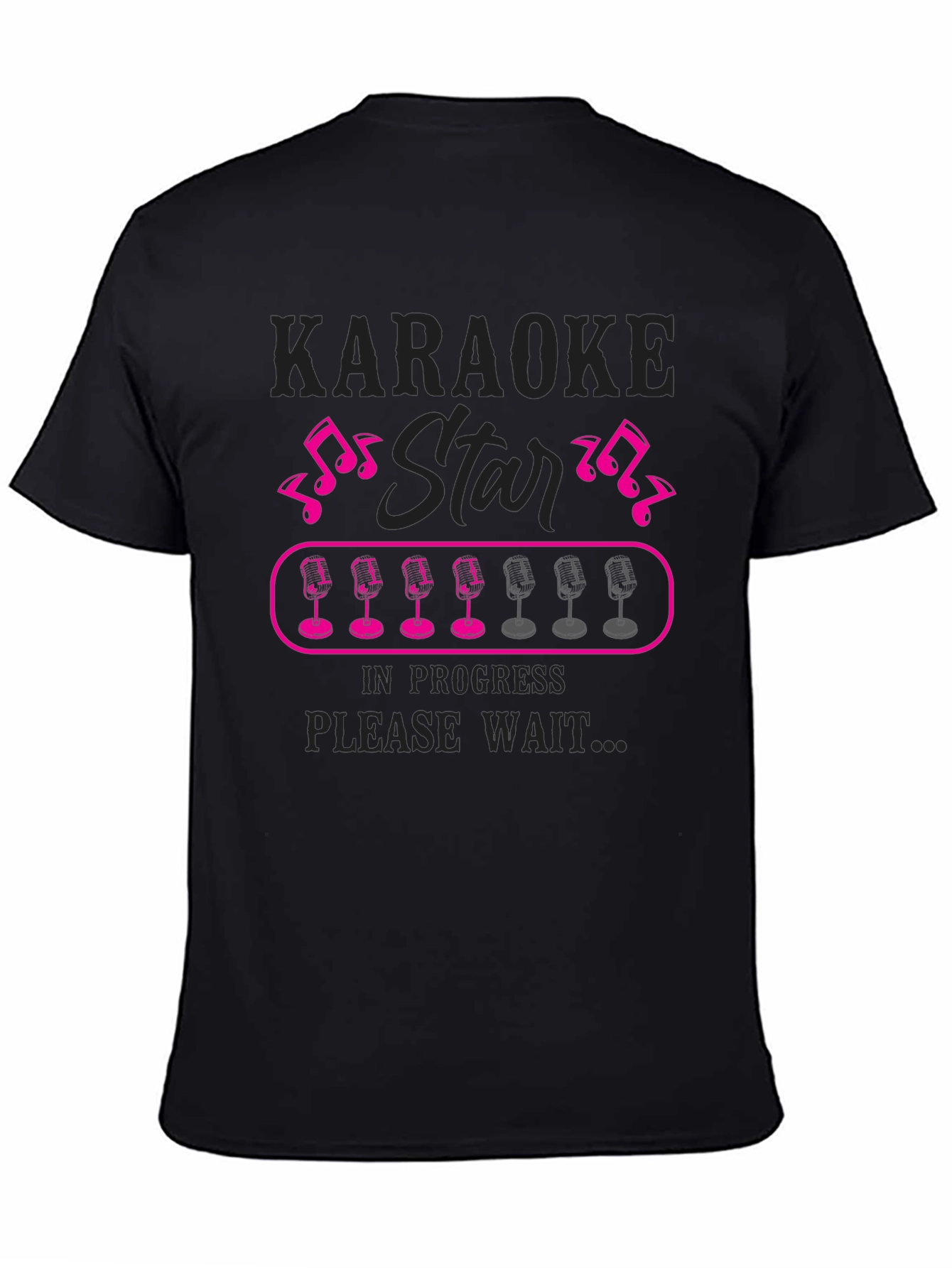 Karaoke Star in Progress Graphic T-Shirt