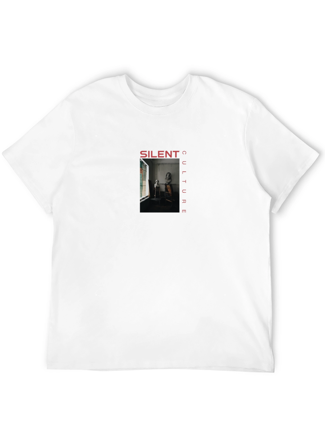 Silent Culture Graphic Print Black T-Shirt