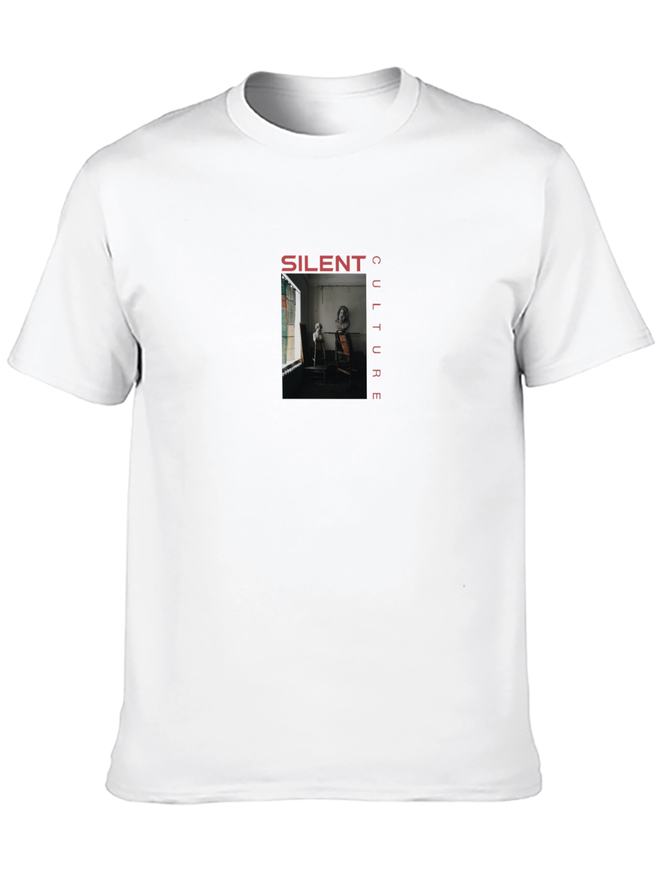 Silent Culture Graphic Print Black T-Shirt